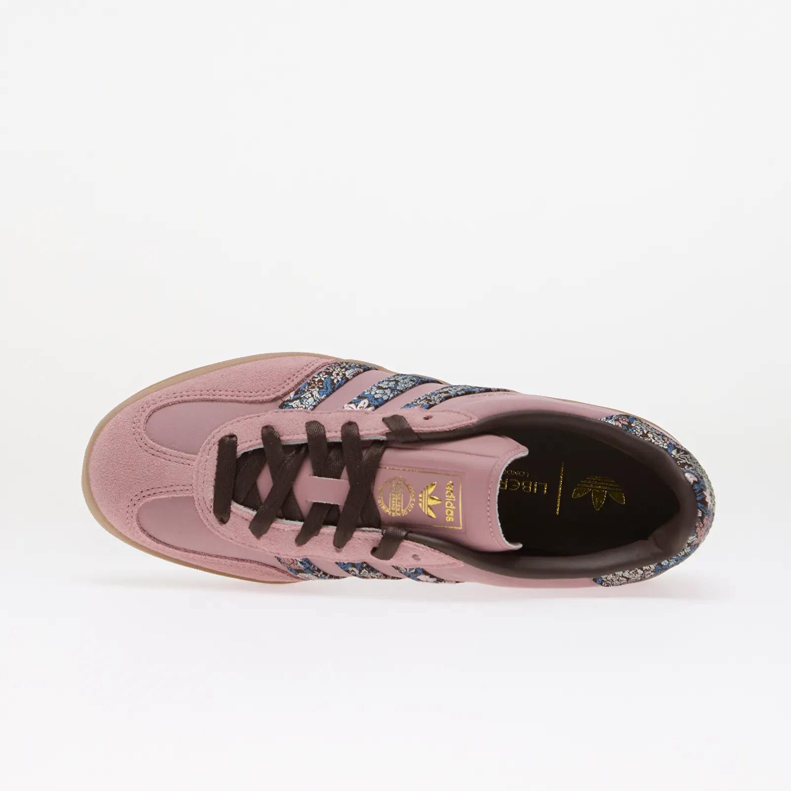 Dámské tenisky a boty adidas x Liberty London Gazelle Indoor Magic Mauve/ Aurora Coffee/ Gum5