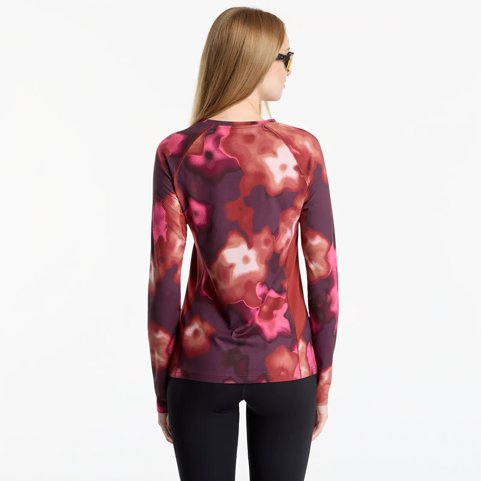 Women's T-shirts Columbia Omni-Heat Infinity™ Knit LS Crew Red Oxide, Dyeflower