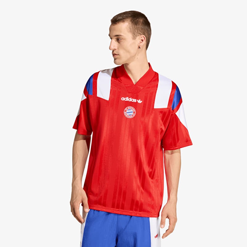 Mängusärk adidas FC Bayern Muenchen EQT Jersey UNISEX Red/ White/ Semi Lucid Blue