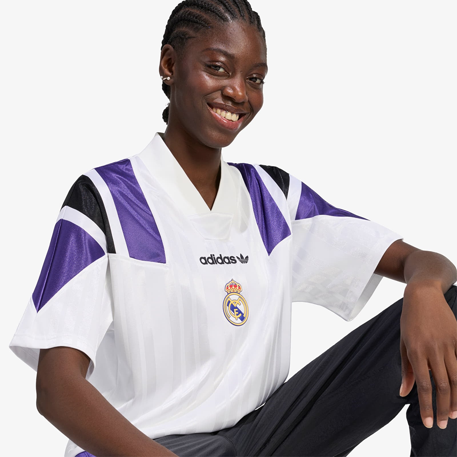Herenshirts adidas Real Madrid EQT Jersey UNISEX White