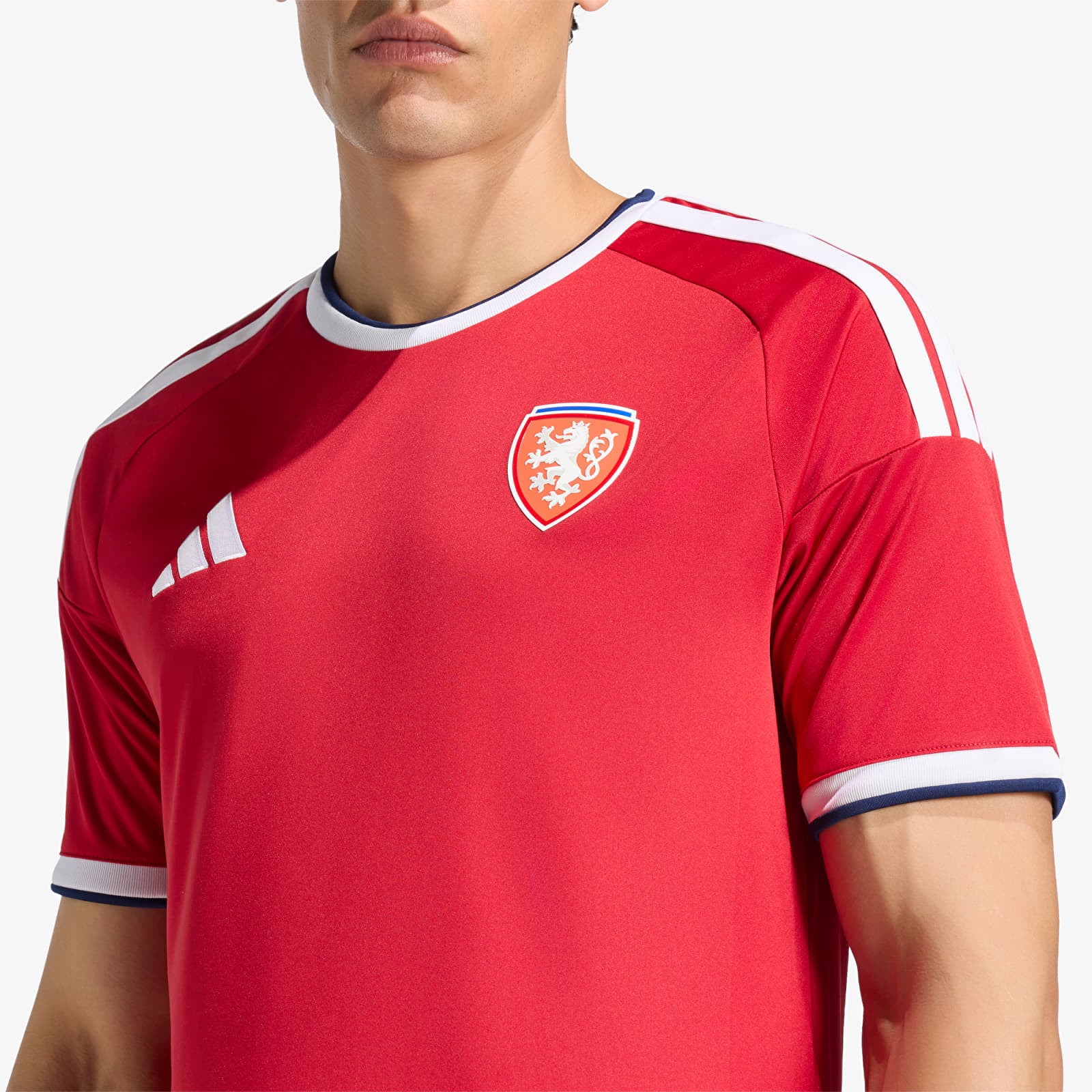 Pánske dresy adidas Czechia FAČR Home Jersey Team Power Red 2/ Team Navy Blue 2/ White
