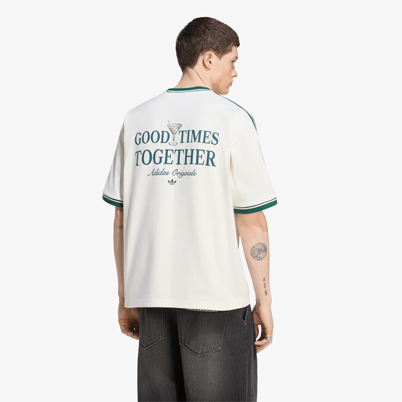 Men's T-shirts adidas Tee Ss M Off White