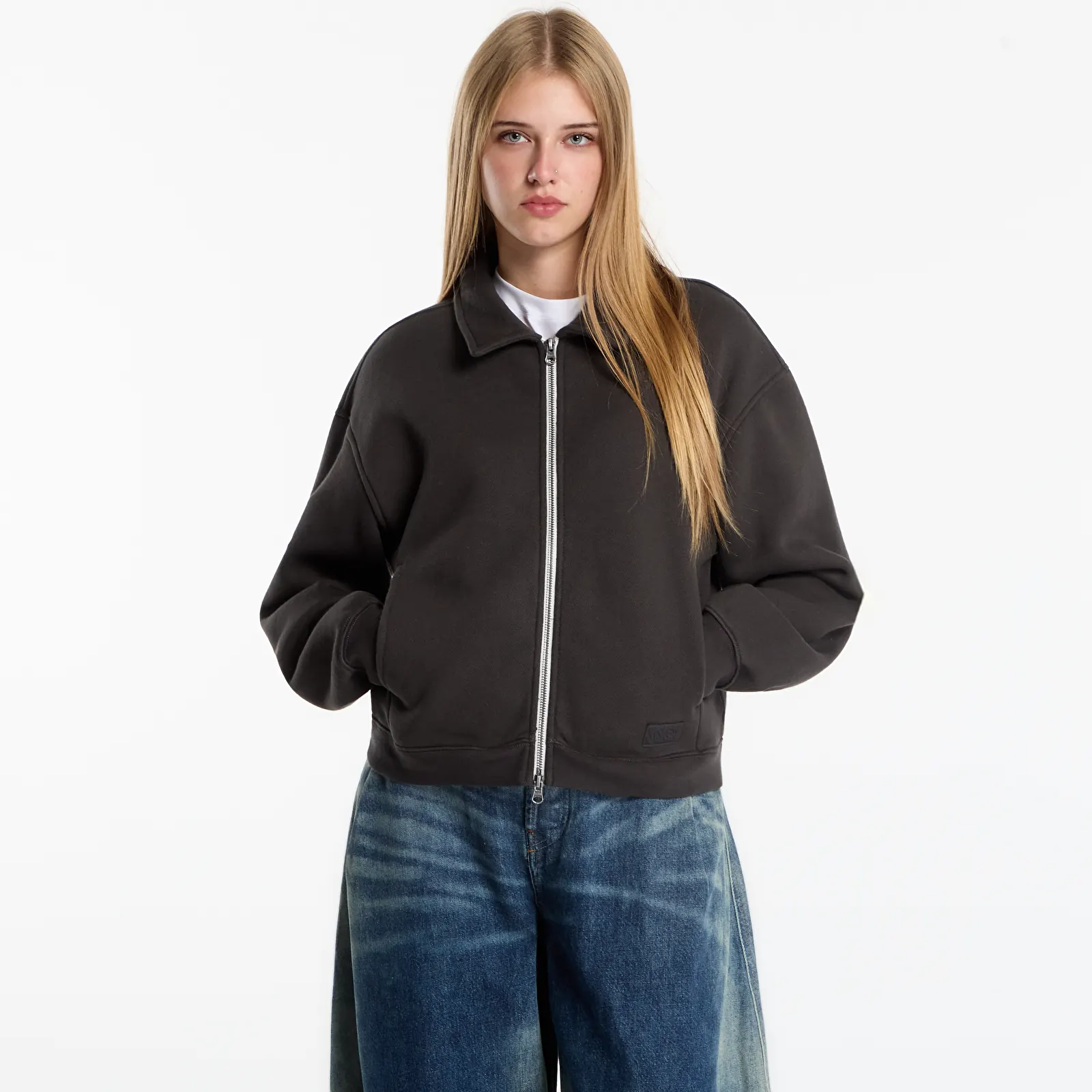 Женские худи Vans Alanna Fleece Jacket Faded Black