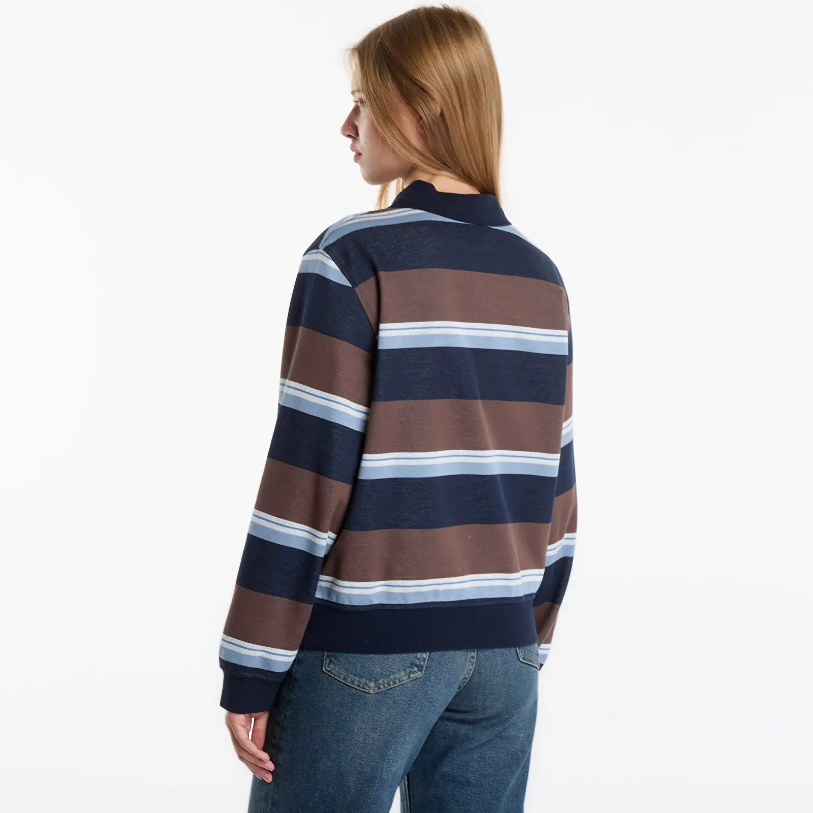 Majice i košulje Samsøe Samsøe Sadory Ls Polo Brown Blue St.