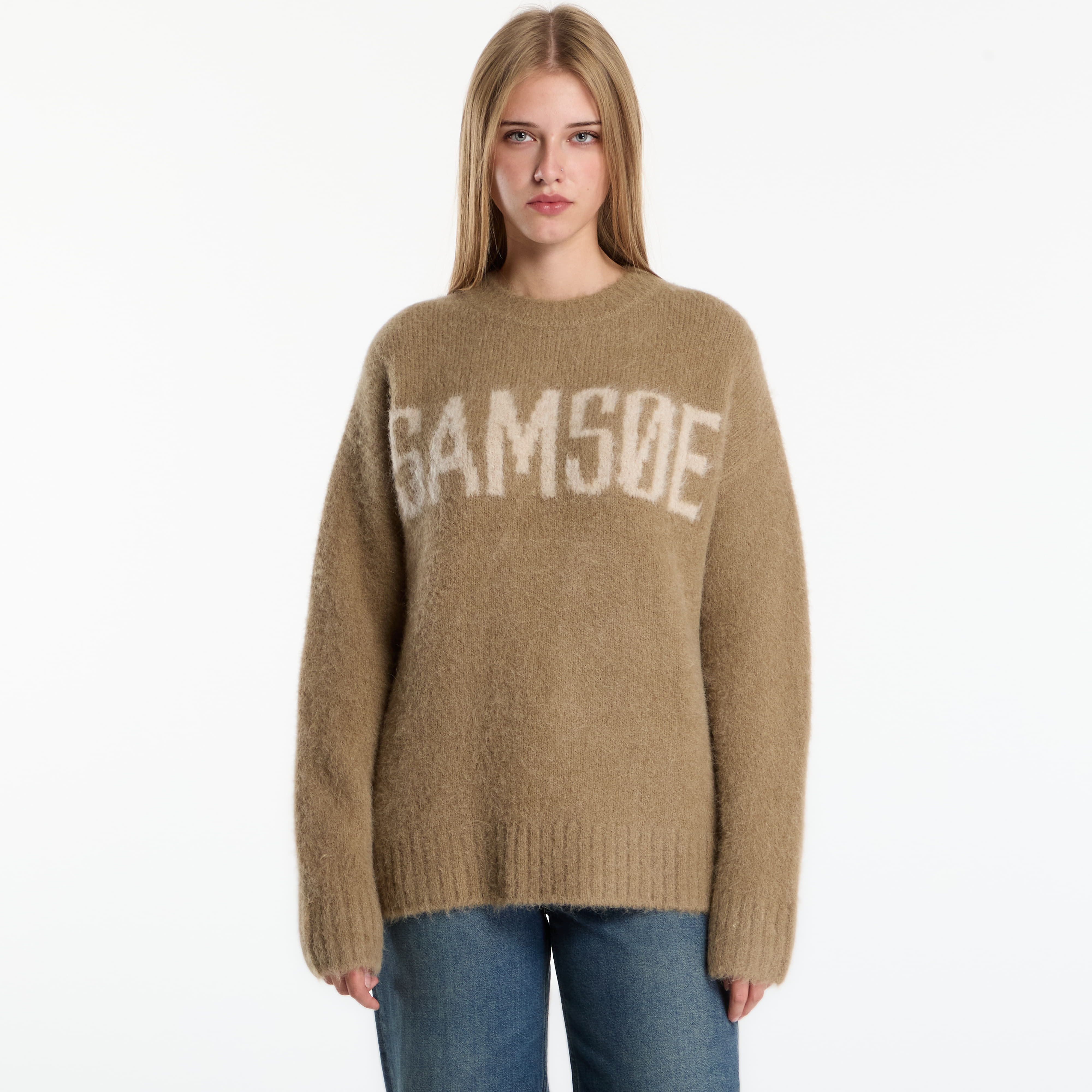 Svetr Samsøe Samsøe Sajeanne Sweater Lead Gray M