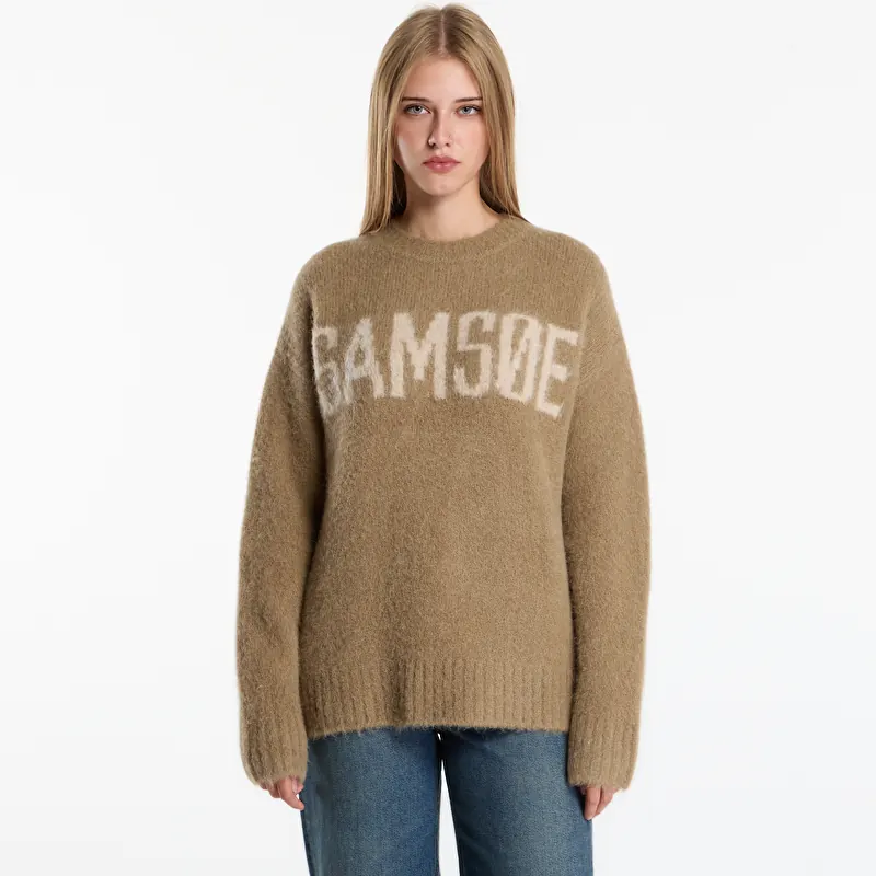 Tröja Samsøe Samsøe Sajeanne Sweater Lead Gray