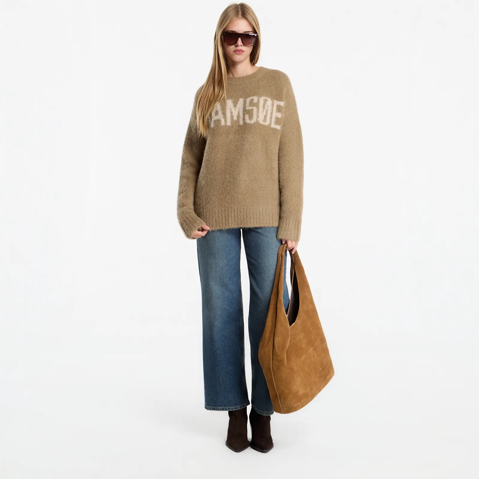 Megztiniai Samsøe Samsøe Sajeanne Sweater Lead Gray