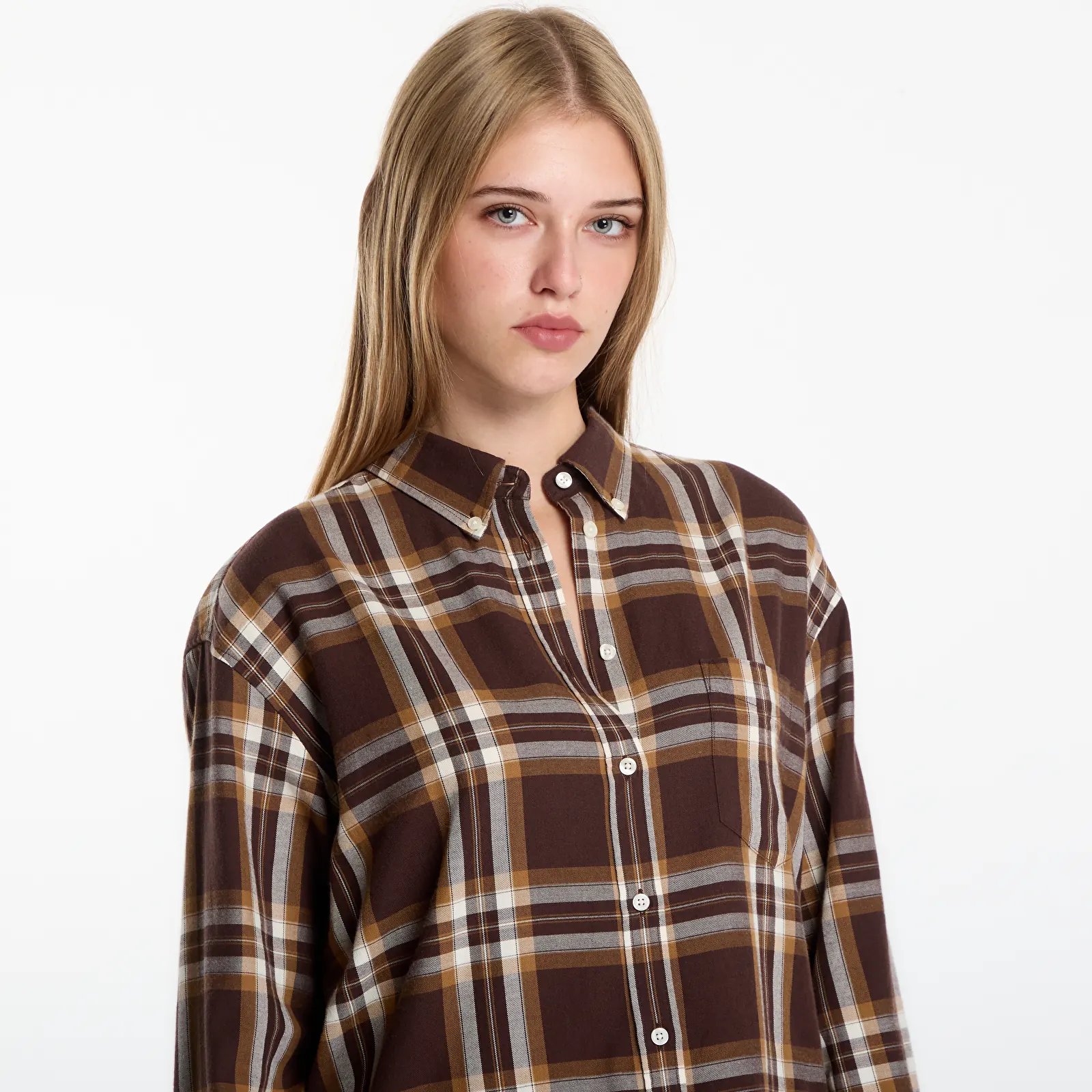 Πουκάμισα Gant Rel Checked Flannel Bd Shirt Light Ochre