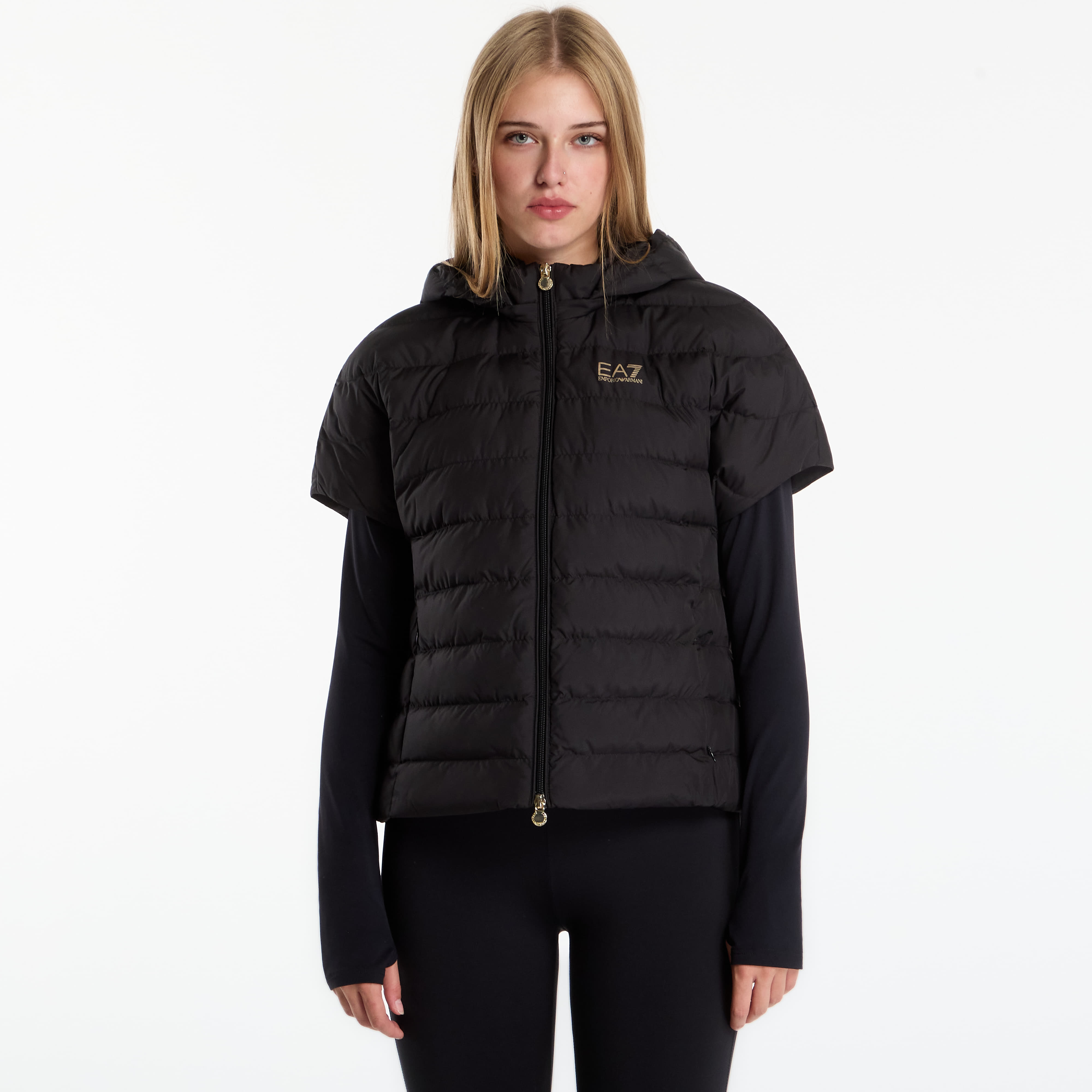 EA7 Emporio Armani Train Core Lady W Eco Down Jac Black Beauty L