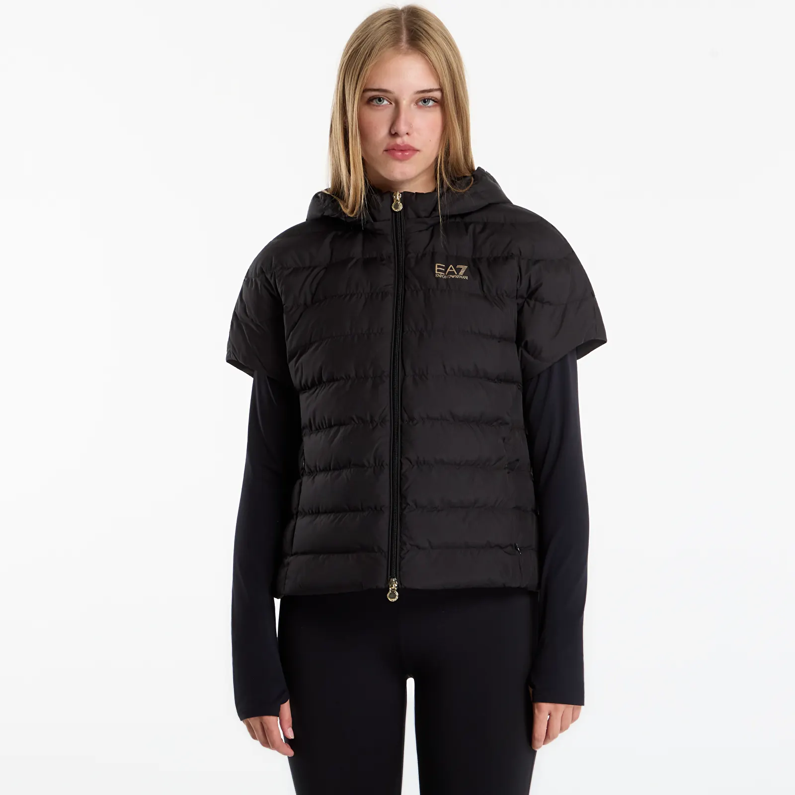 ALL EA7 Emporio Armani Train Core Lady W Eco Down Jac Black Beauty