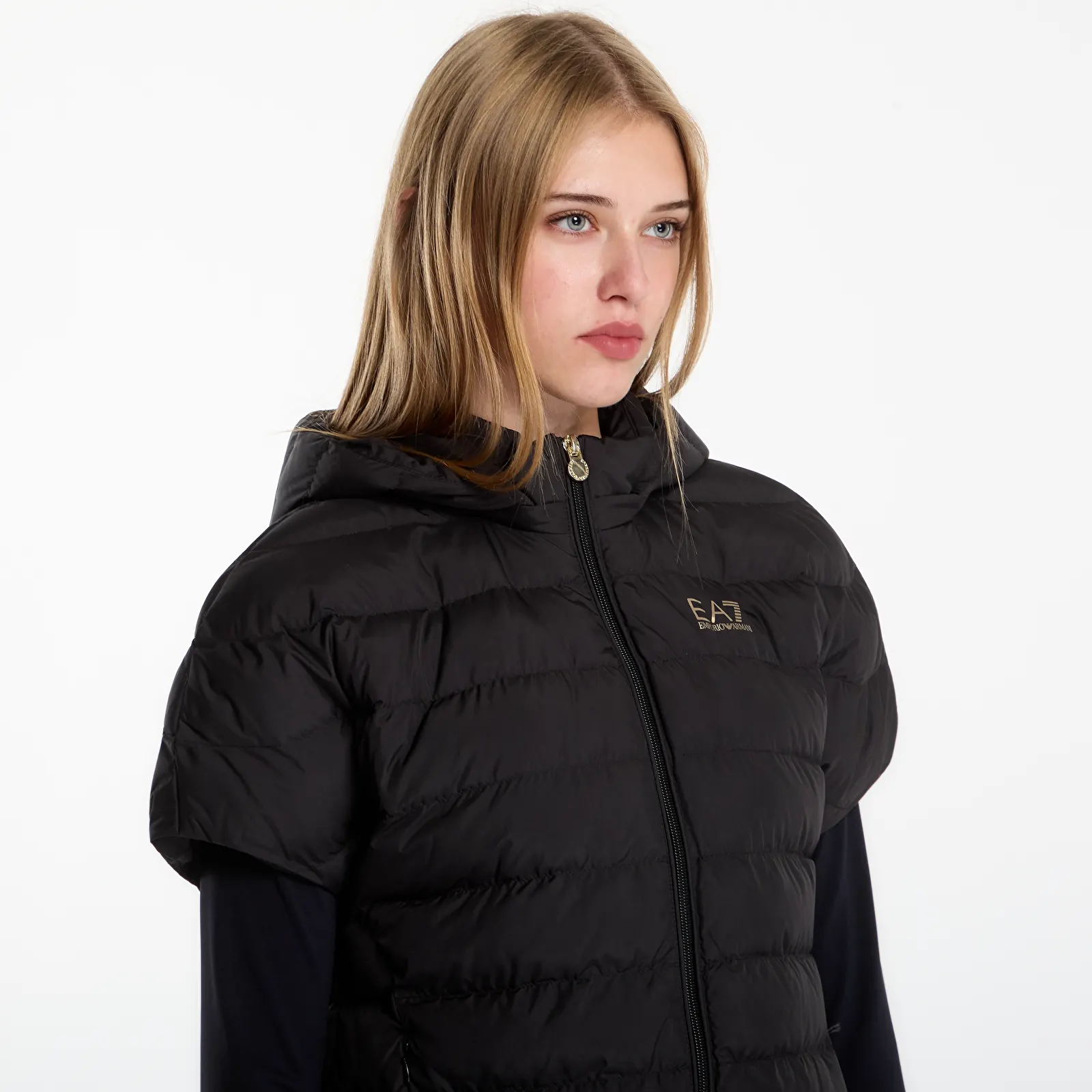 ALL EA7 Emporio Armani Train Core Lady W Eco Down Jac Black Beauty