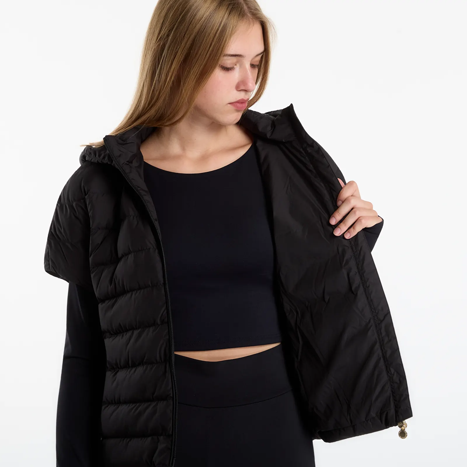 ALL EA7 Emporio Armani Train Core Lady W Eco Down Jac Black Beauty