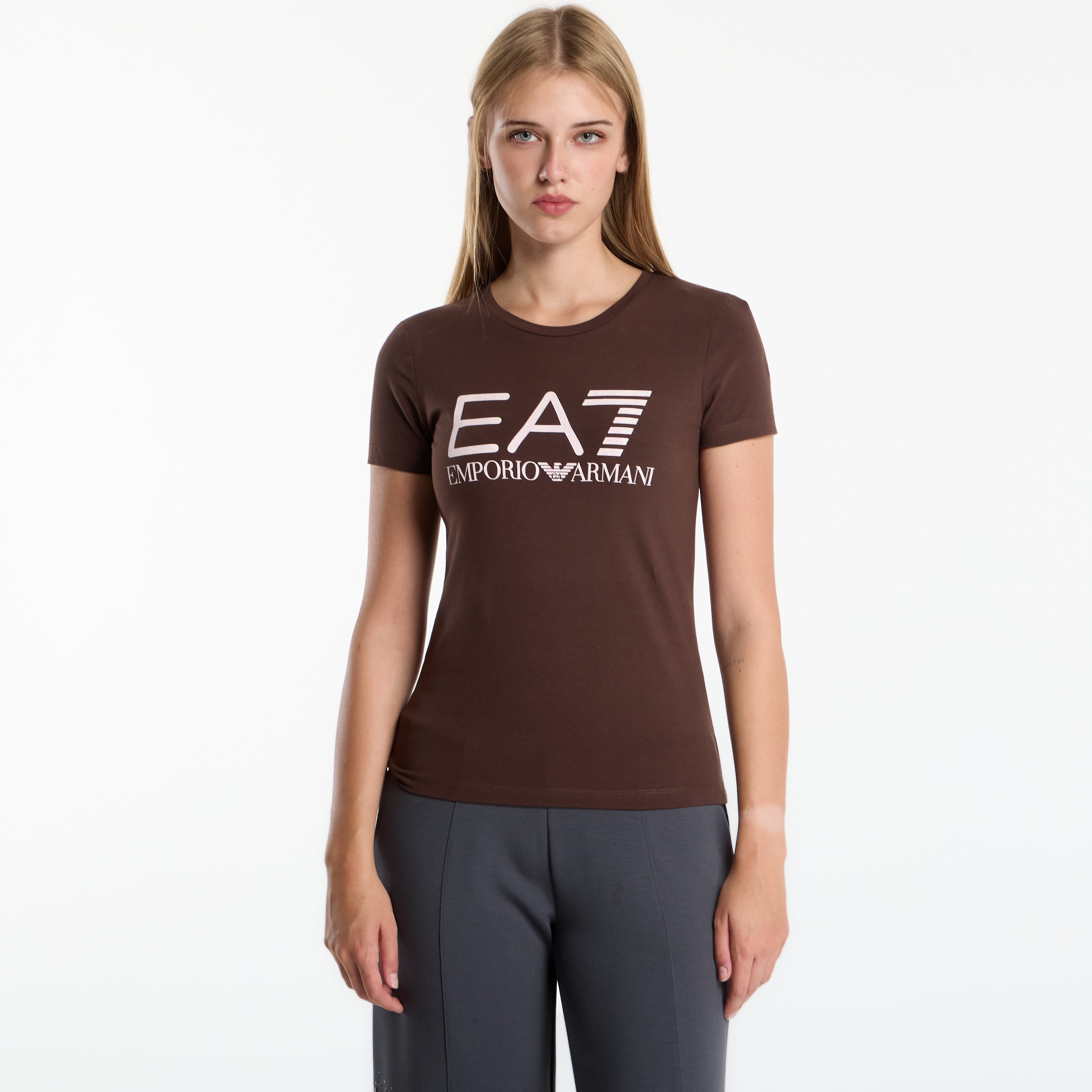 Тениска EA7 Emporio Armani Train Graphic Series W Tee Ss Chicory Coffee M