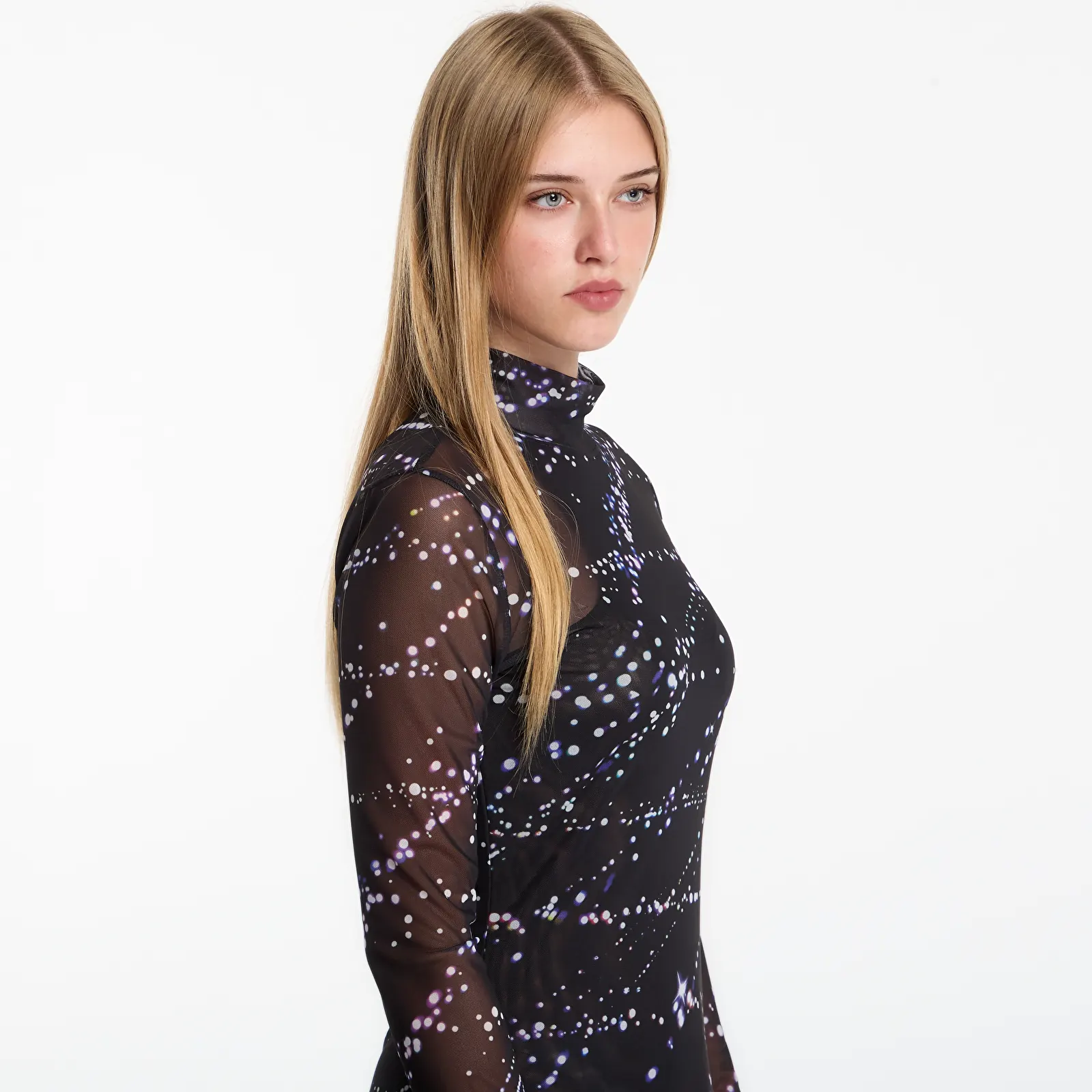 Dresses Karl Lagerfeld Jeans Mesh Aop Maxi Dress Glow Aop