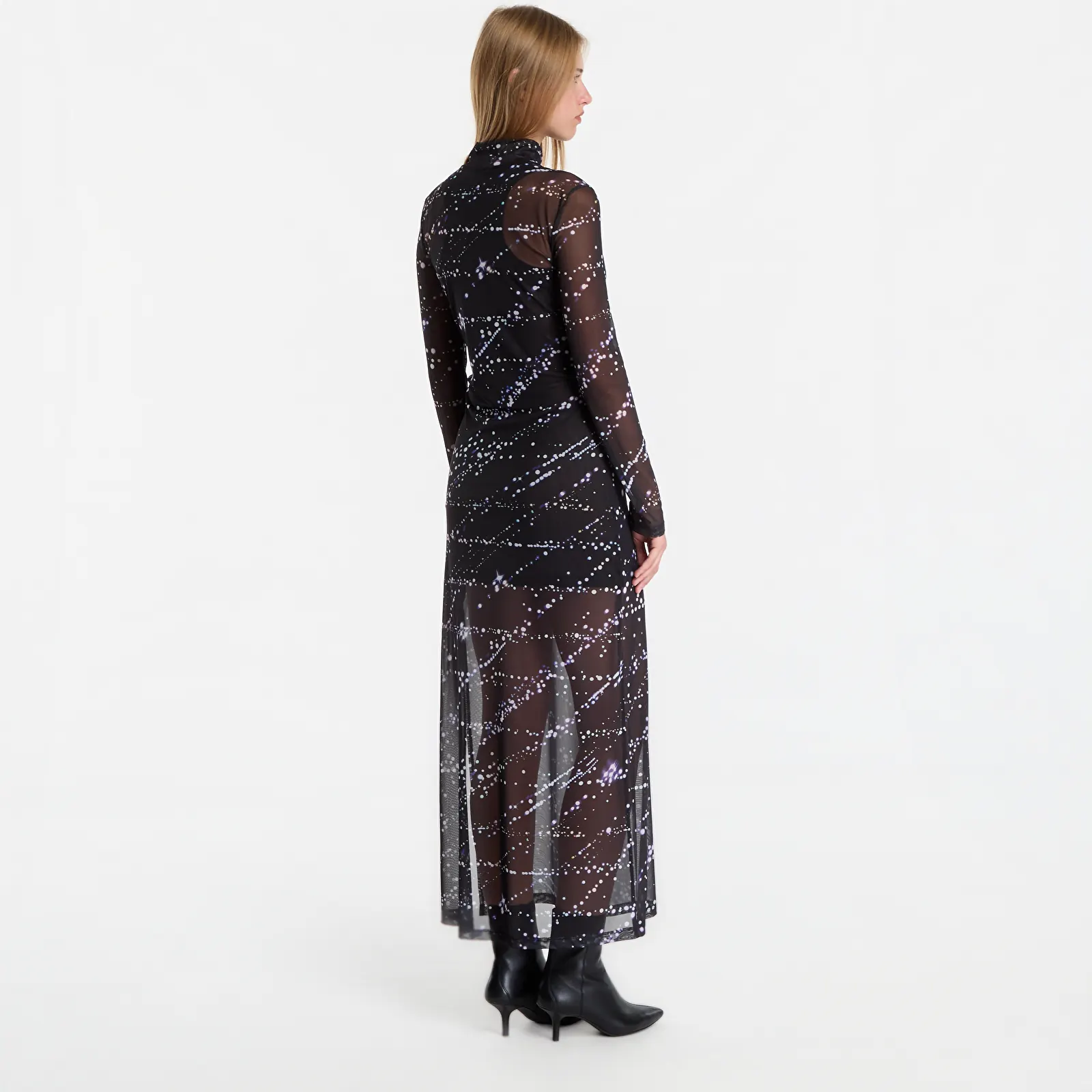 Dresses Karl Lagerfeld Jeans Mesh Aop Maxi Dress Glow Aop