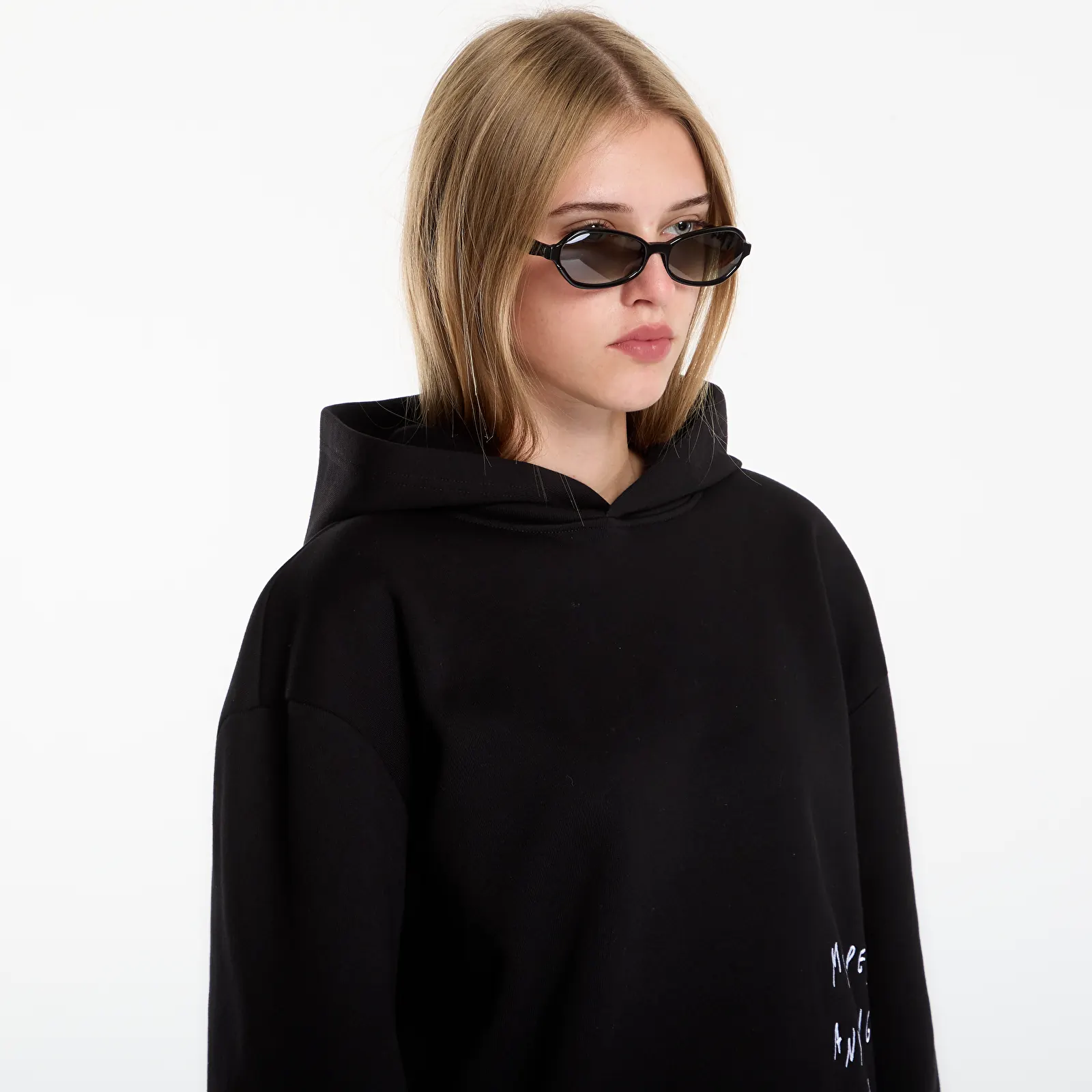 Hoodies och sweatshirts Karl Lagerfeld Jeans X Pt Boxy Hoodie Black