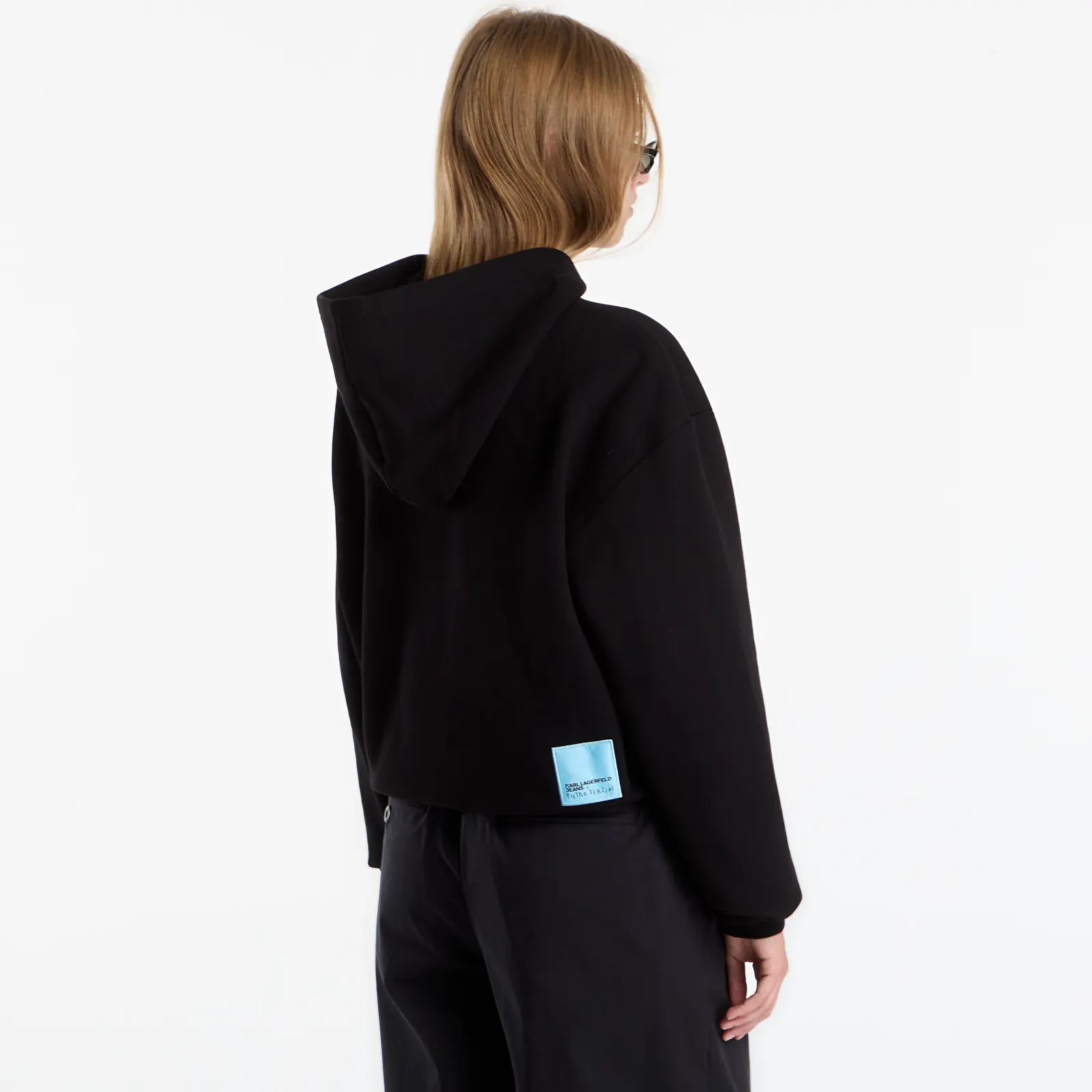 Hoodies och sweatshirts Karl Lagerfeld Jeans X Pt Boxy Hoodie Black