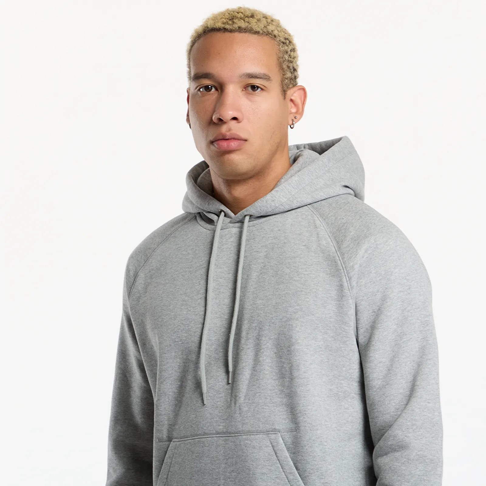 Muške dukserice Carhartt WIP Hooded Chase Sweat Grey Heather/ Gold