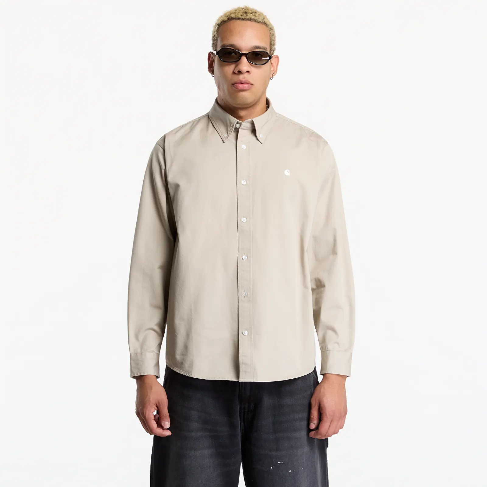 Shirts Carhartt WIP L/S OG Madison Shirt UNISEX Fleur De Sel