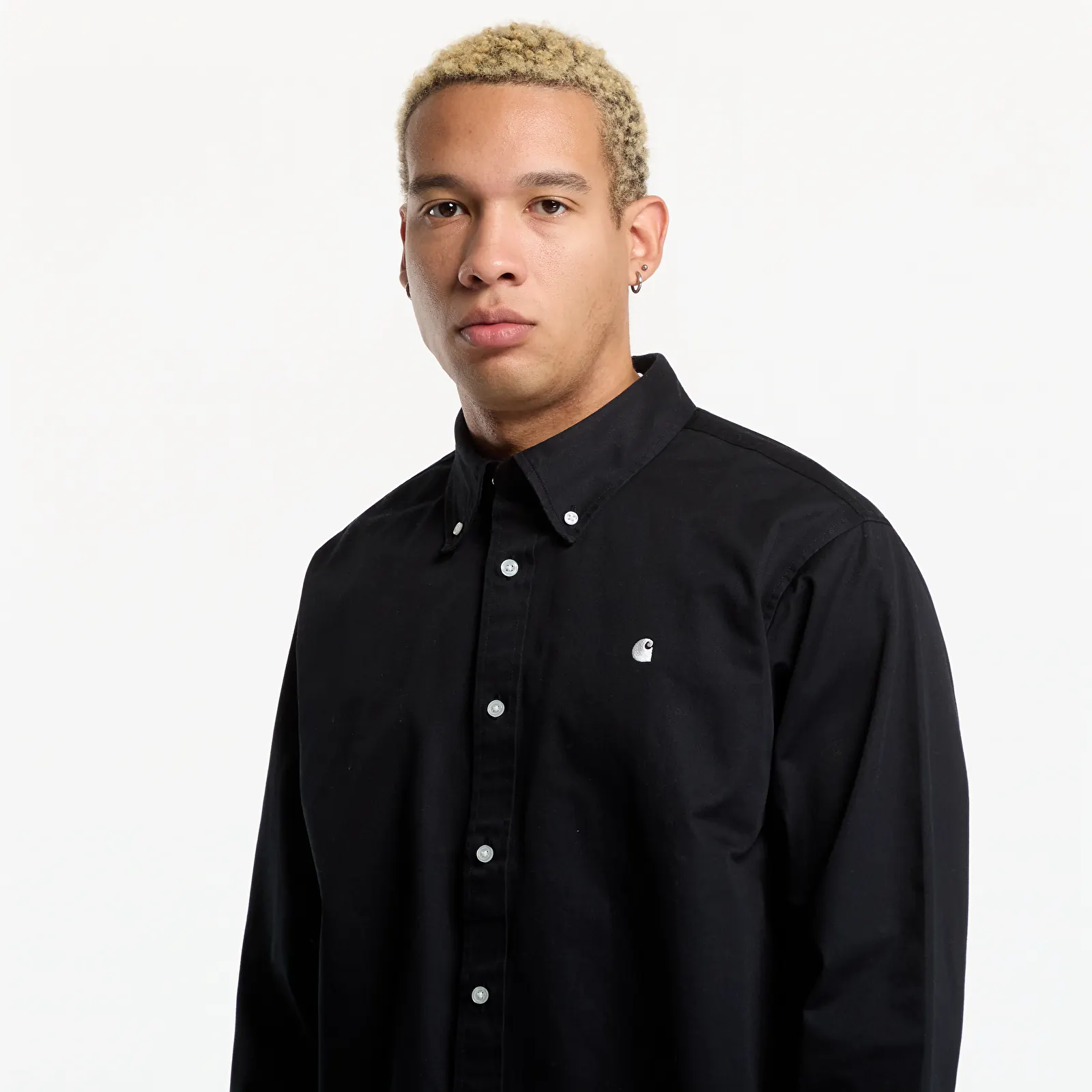 Košile Carhartt WIP L/S OG Madison Shirt UNISEX Black