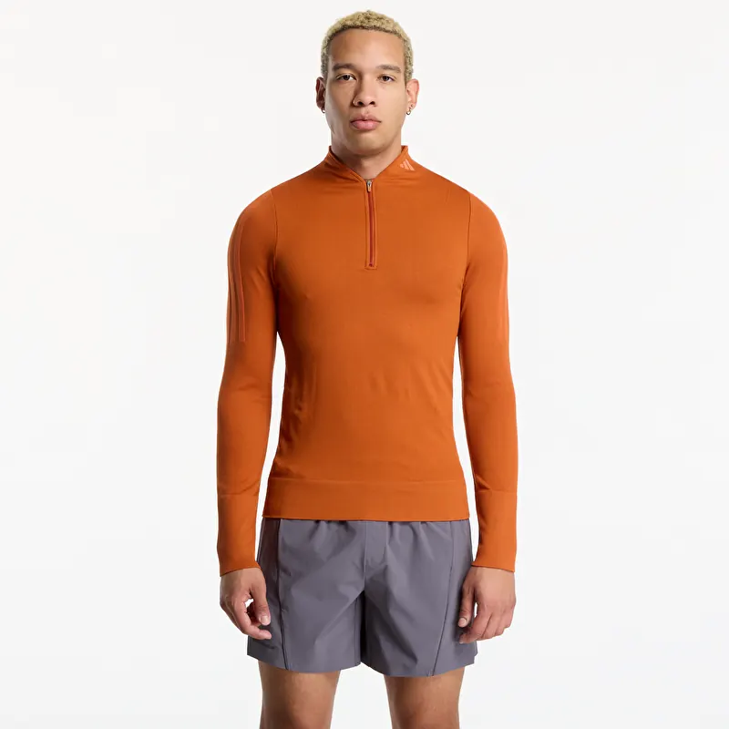 T-shirt adidas x entire studios Uniform Flatknit Long sleeve Fox Red