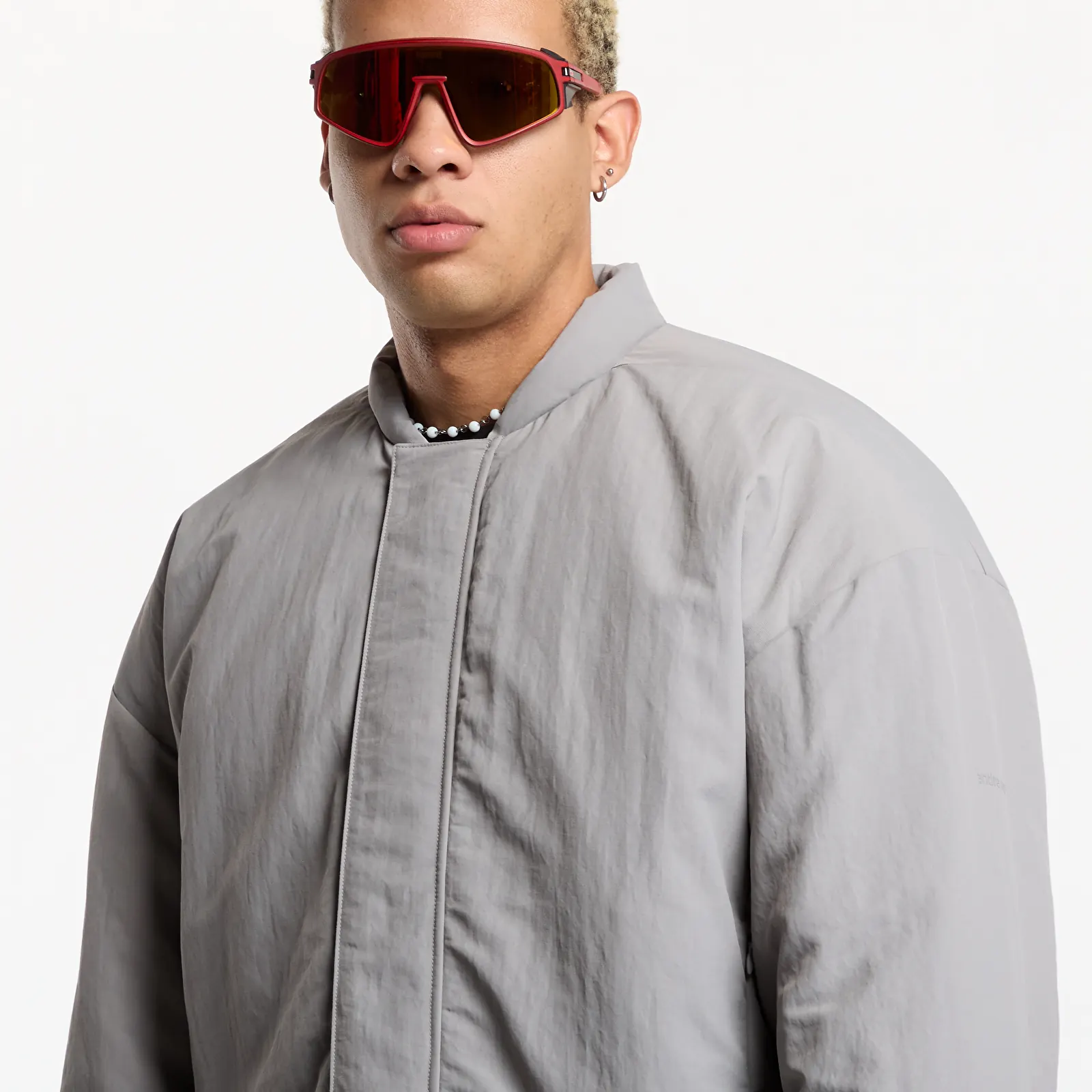 Bombardeiros para homem adidas x entire studios Z.N.E. Bomber Jacket Dove Grey