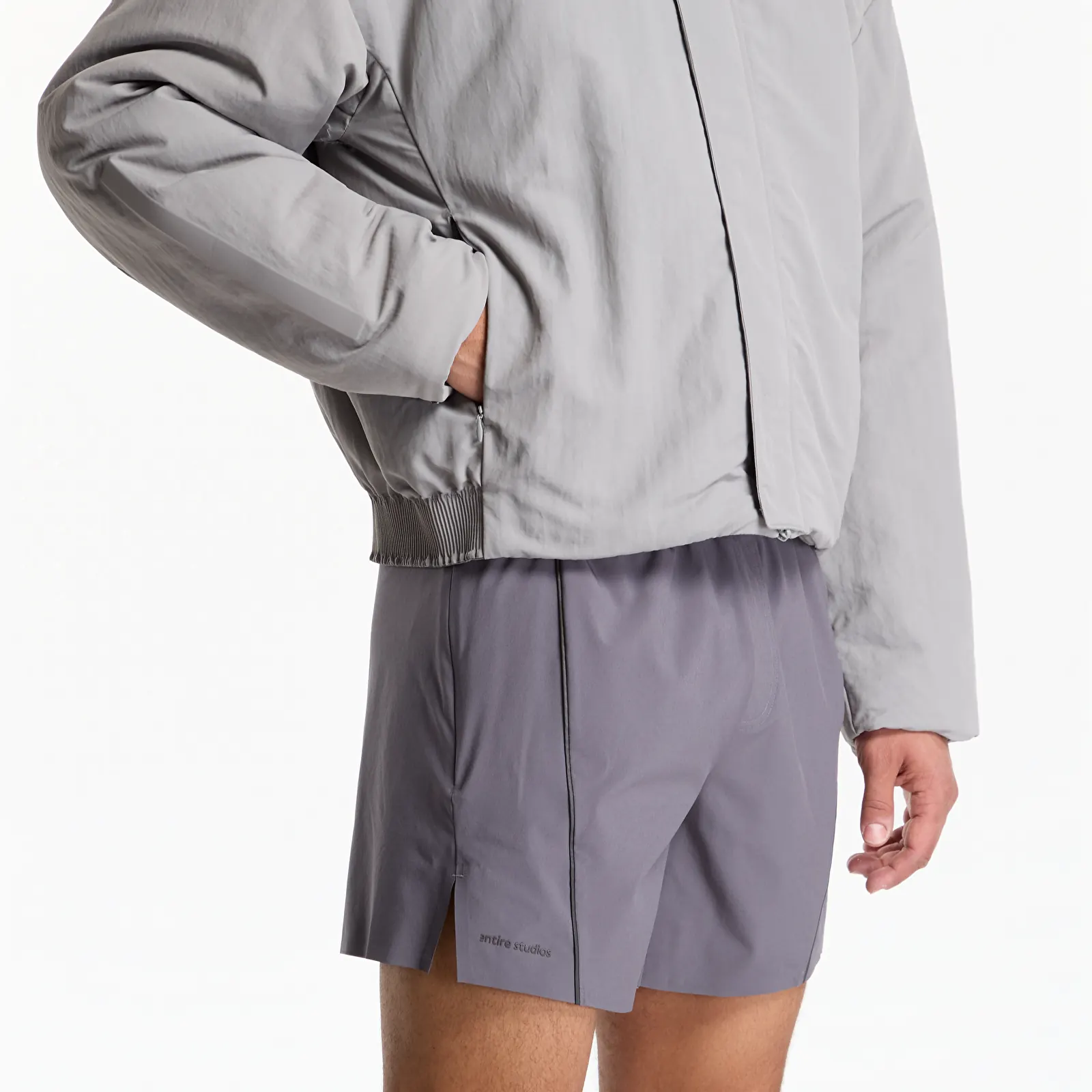 Bombardeiros para homem adidas x entire studios Z.N.E. Bomber Jacket Dove Grey