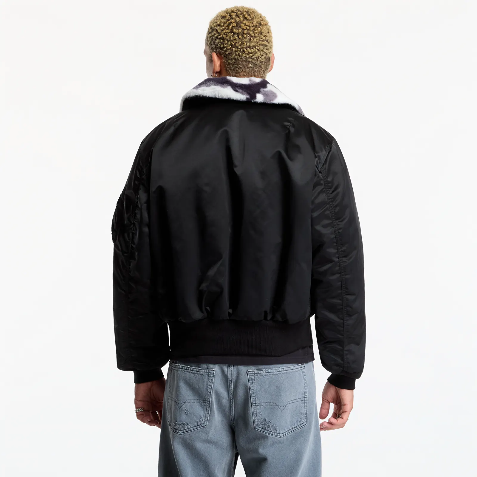 Pánské bombery Alpha Industries B-15 Reversible II UV Black