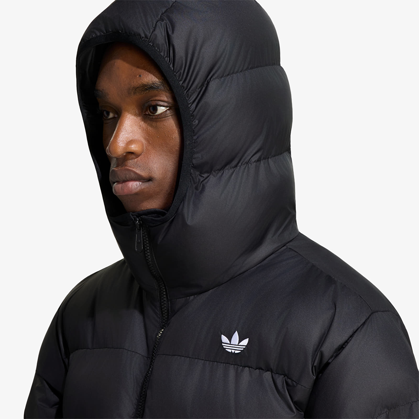 Pánske bundy adidas Long Regen Jacket Black