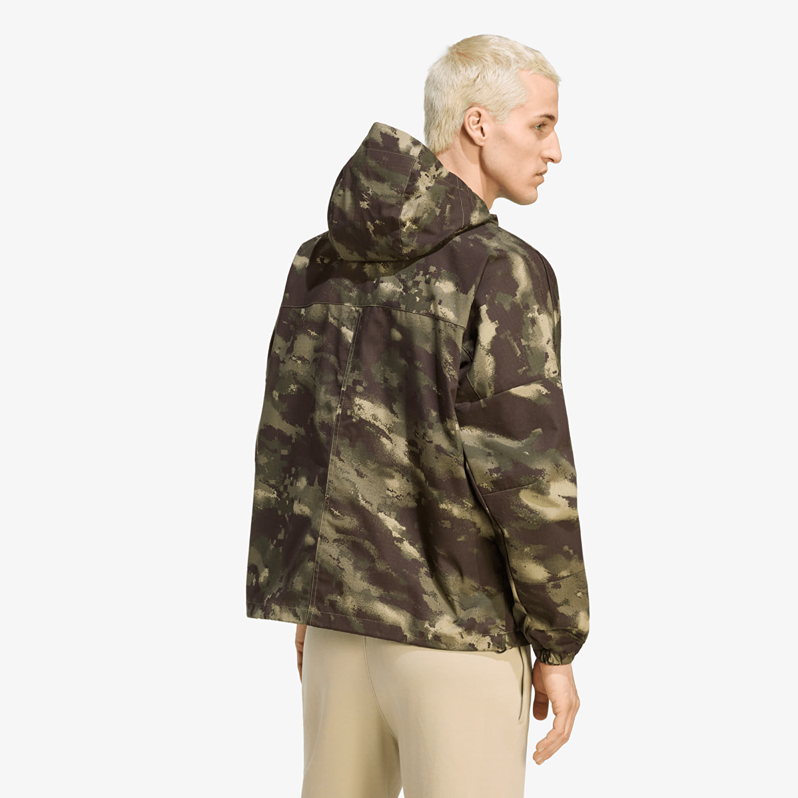 Vestes pour hommes adidas Camo Jkt Olive Strata