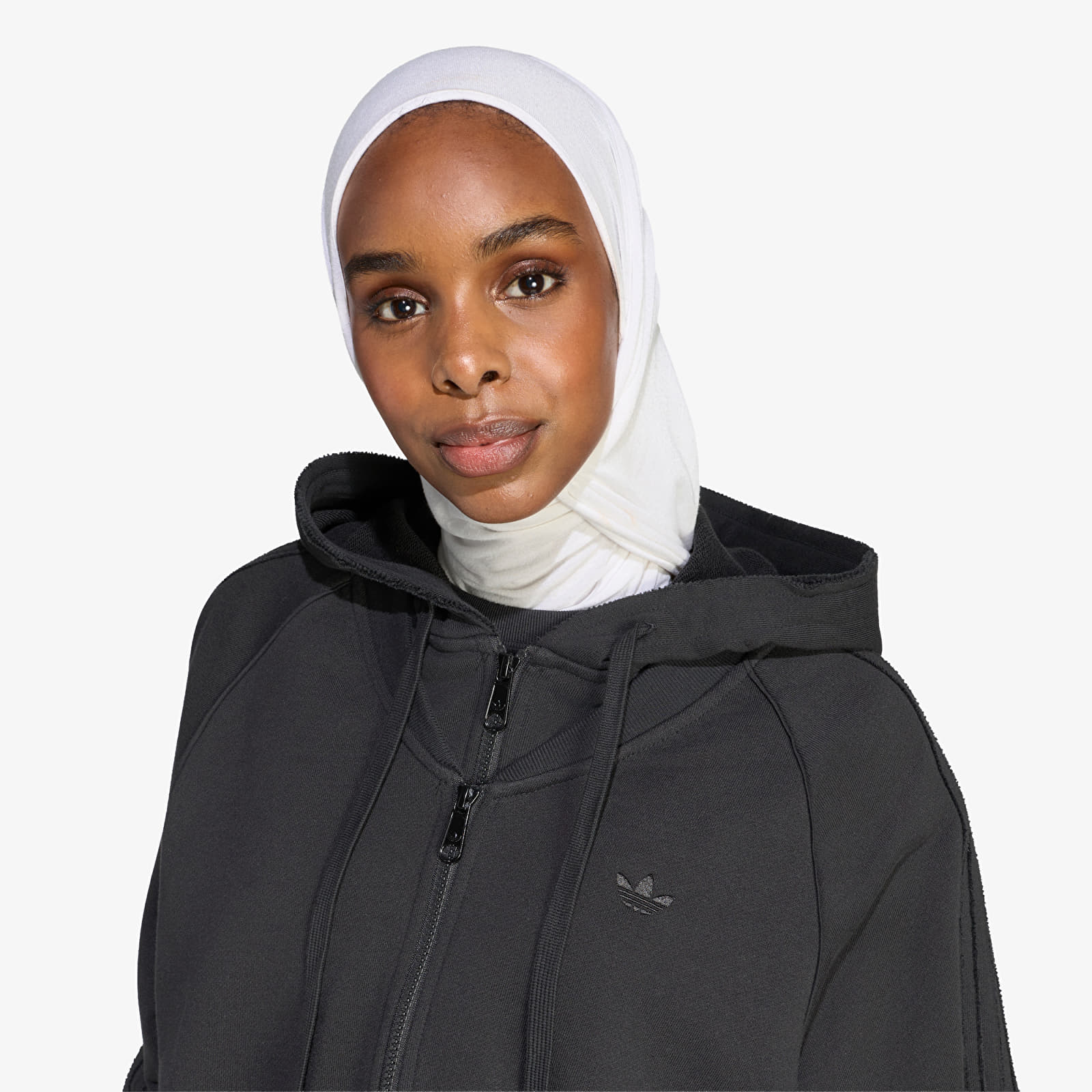 Vestes pour femmes adidas SST Double Front Hoody Black