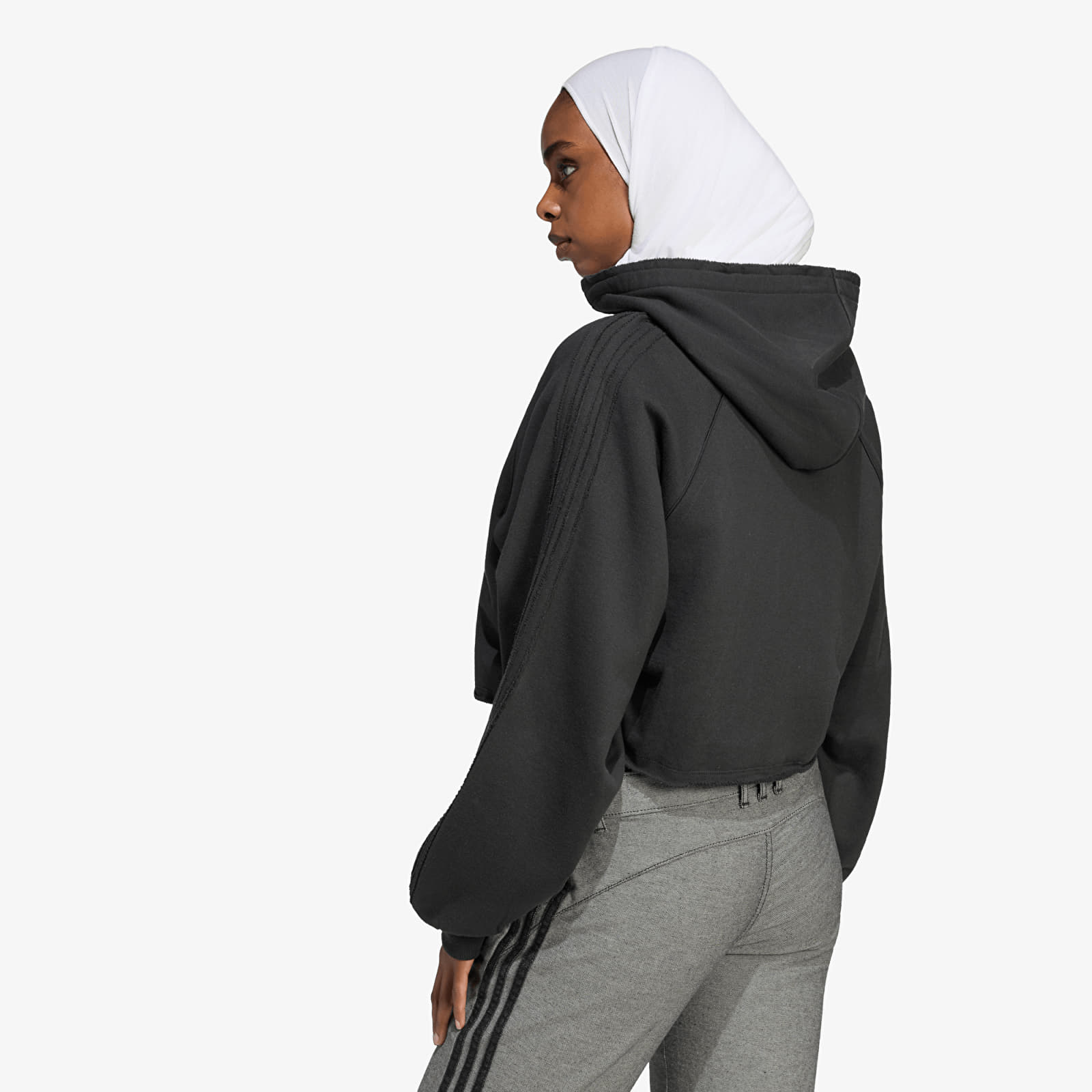 Vestes pour femmes adidas SST Double Front Hoody Black
