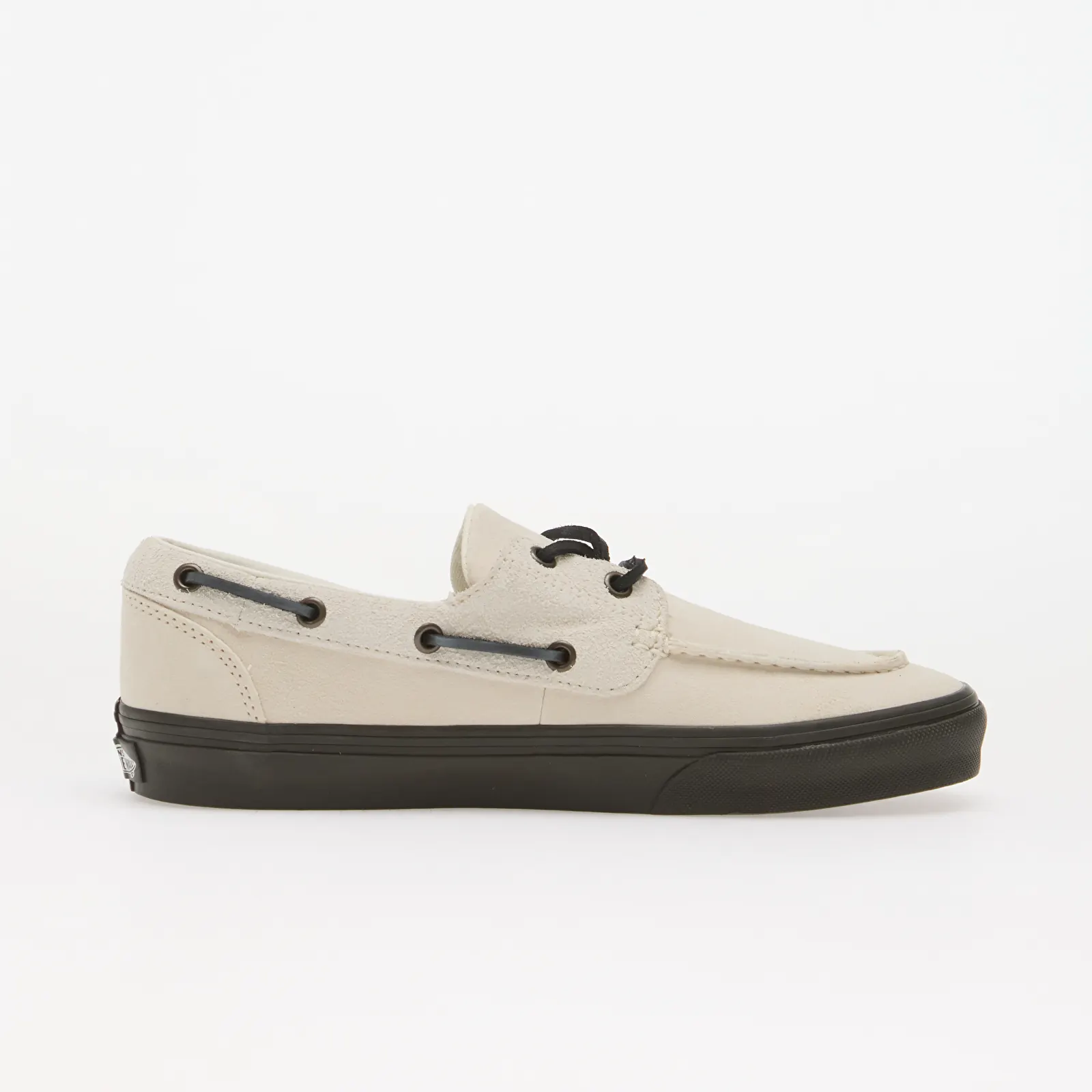 Pánske tenisky a topánky Vans 2-Eyelet Boat Shoe Hairy Suede White