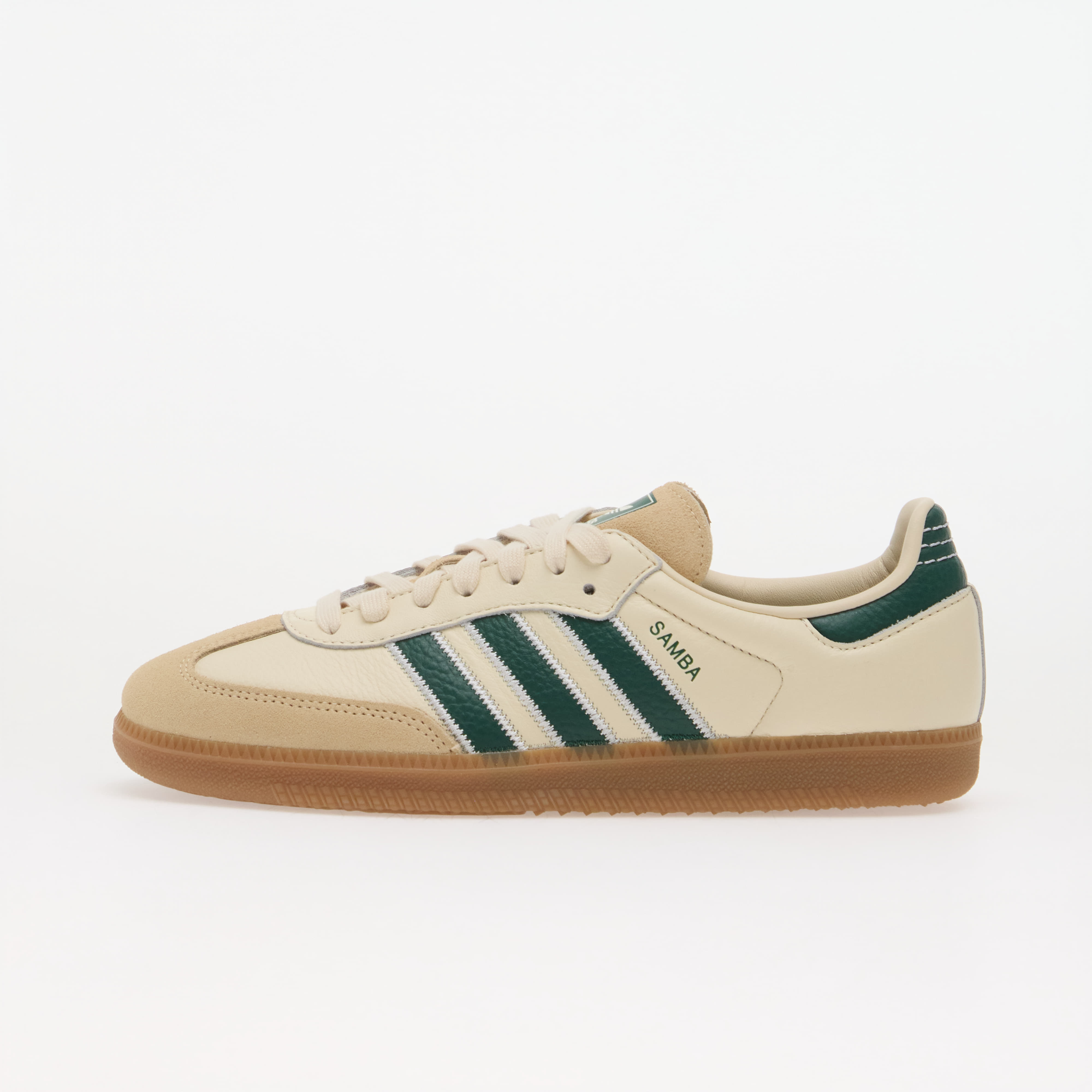 Сникърси adidas Samba OG Cream White/ Collegiate Green/ Gum EUR 46 2/3