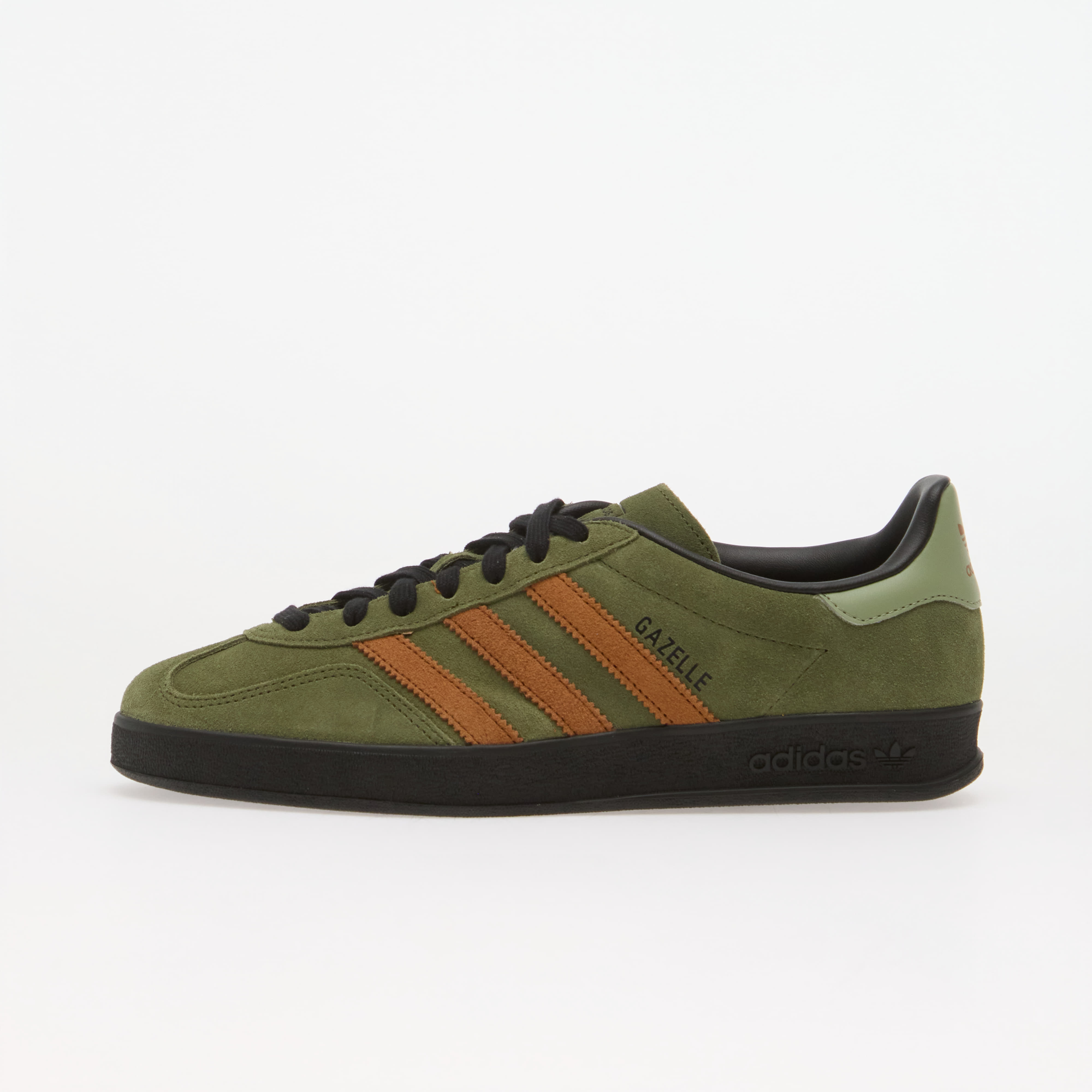 Tenisky adidas Gazelle Indoor Wild Pine/ Dusky Bronze/ Core Black EUR 41 1/3