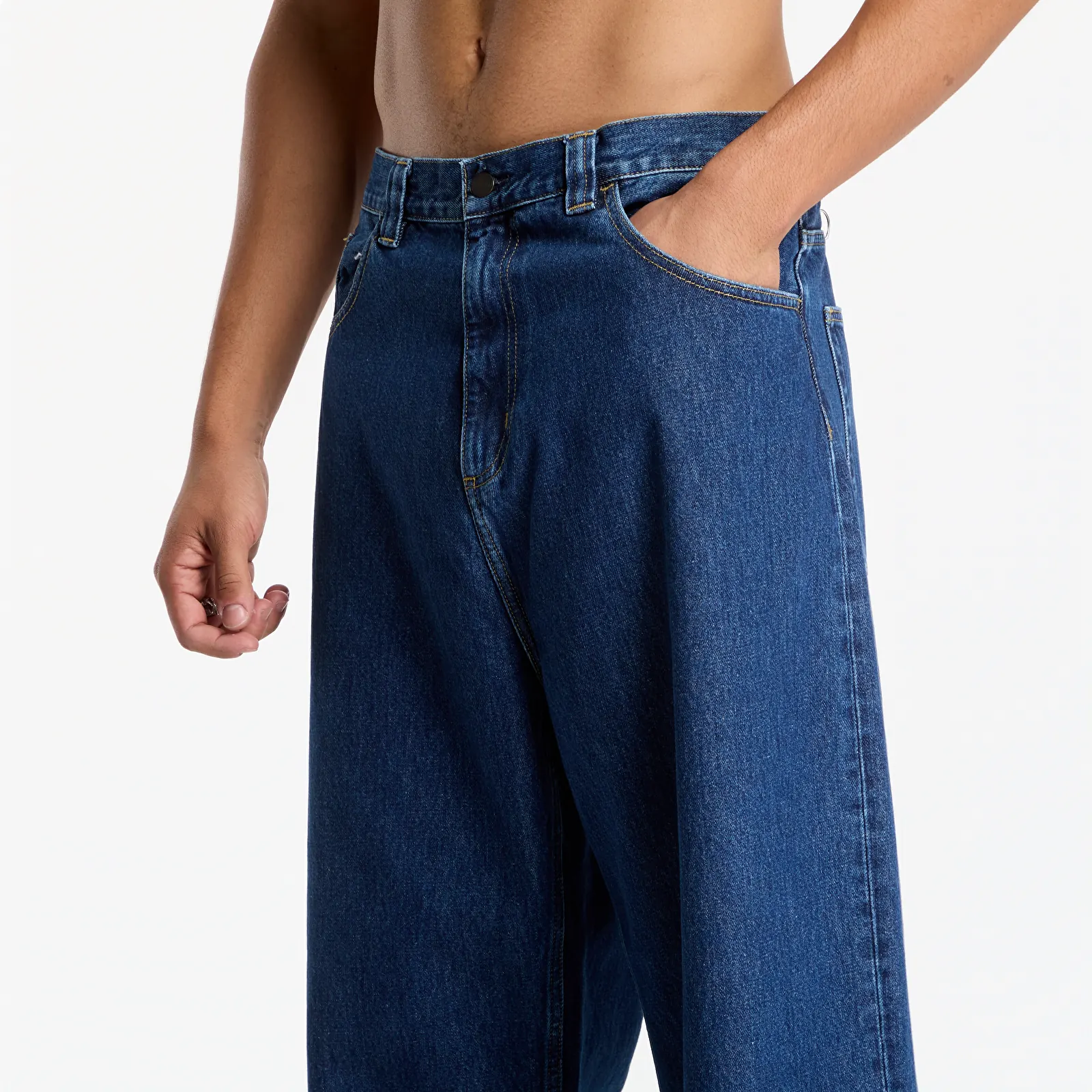 Men's trousers Carhartt WIP Brandon Pant Blue Stone Washed