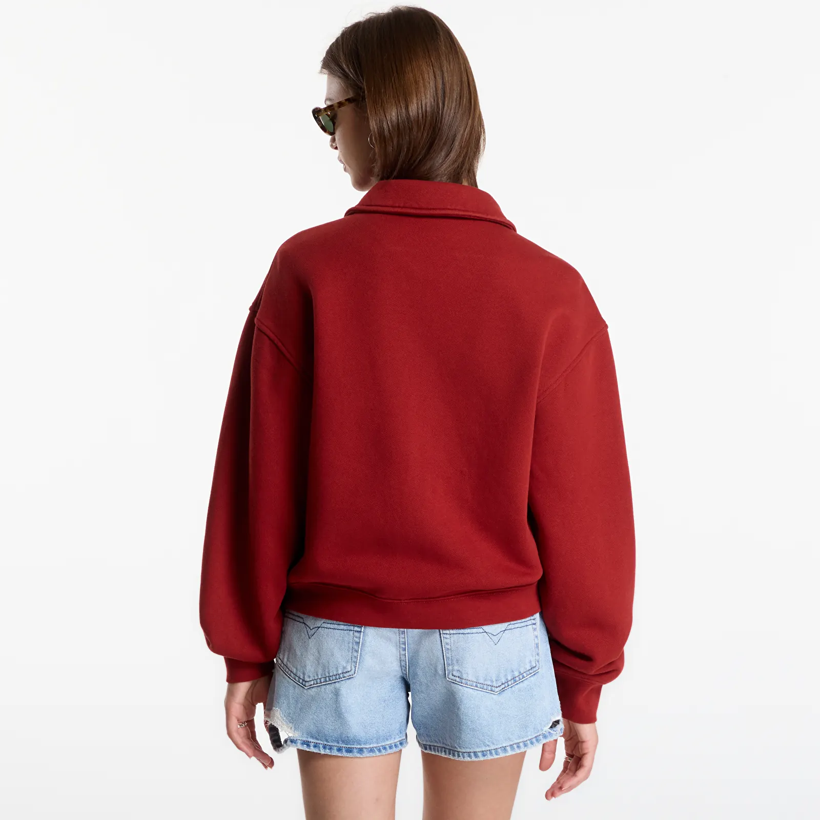Sudaderas con capucha para mujer Vans Alanna Fleece Jacket Poppy Ember