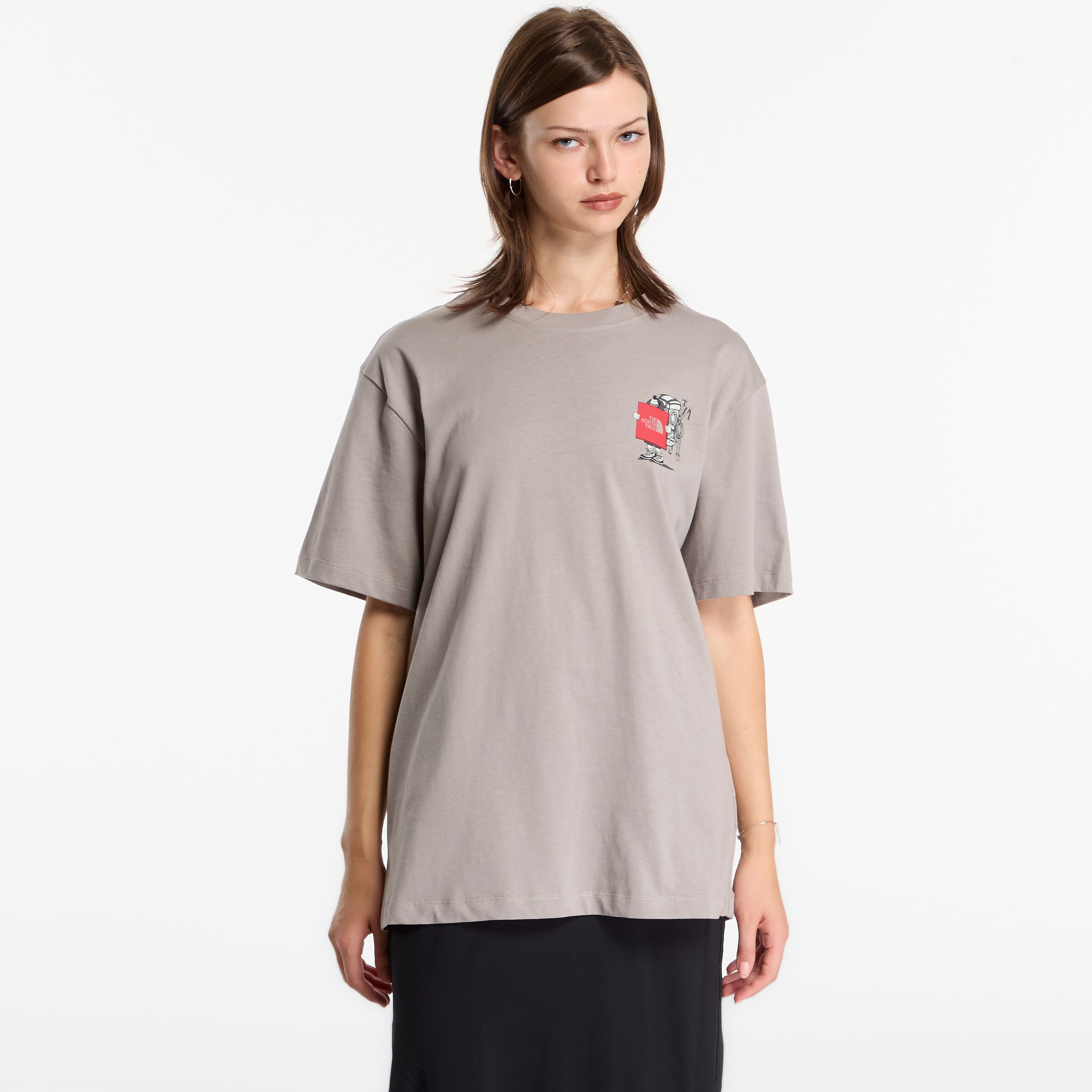 Тениска The North Face Gear Up Get Out Relaxed SS Tee UNISEX Stone Slab M