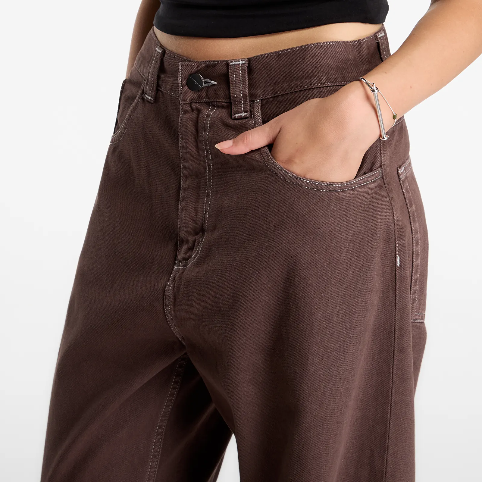 Pánské jeans  Carhartt WIP Brandon Pant Palisander Stone Dyed
