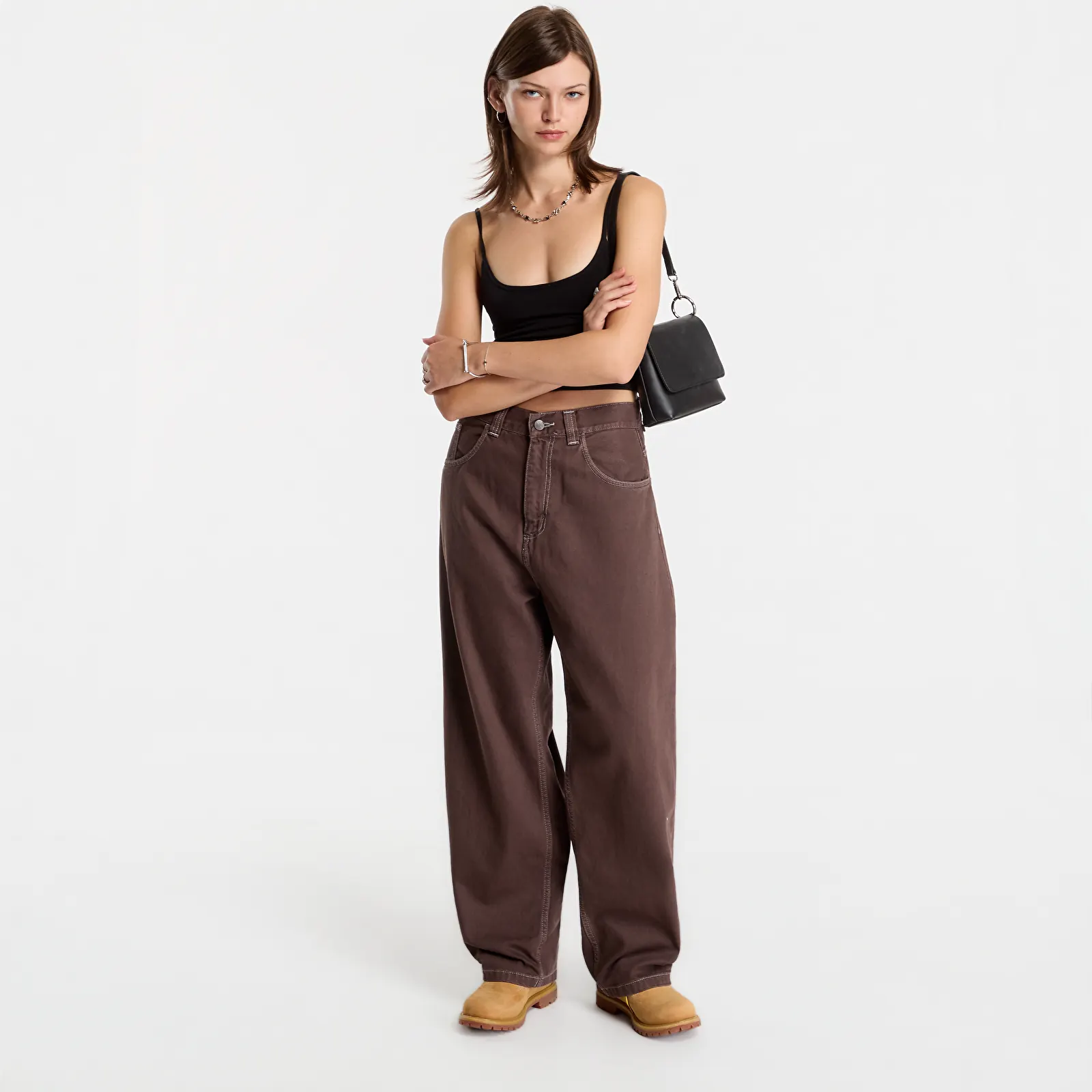 Pánské jeans  Carhartt WIP Brandon Pant Palisander Stone Dyed