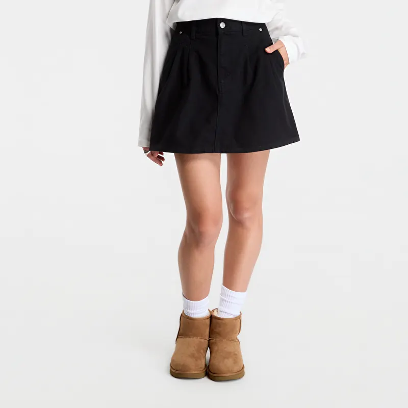 Юбка Carhartt WIP W' Billie Single Knee Skirt Black Stone Washed