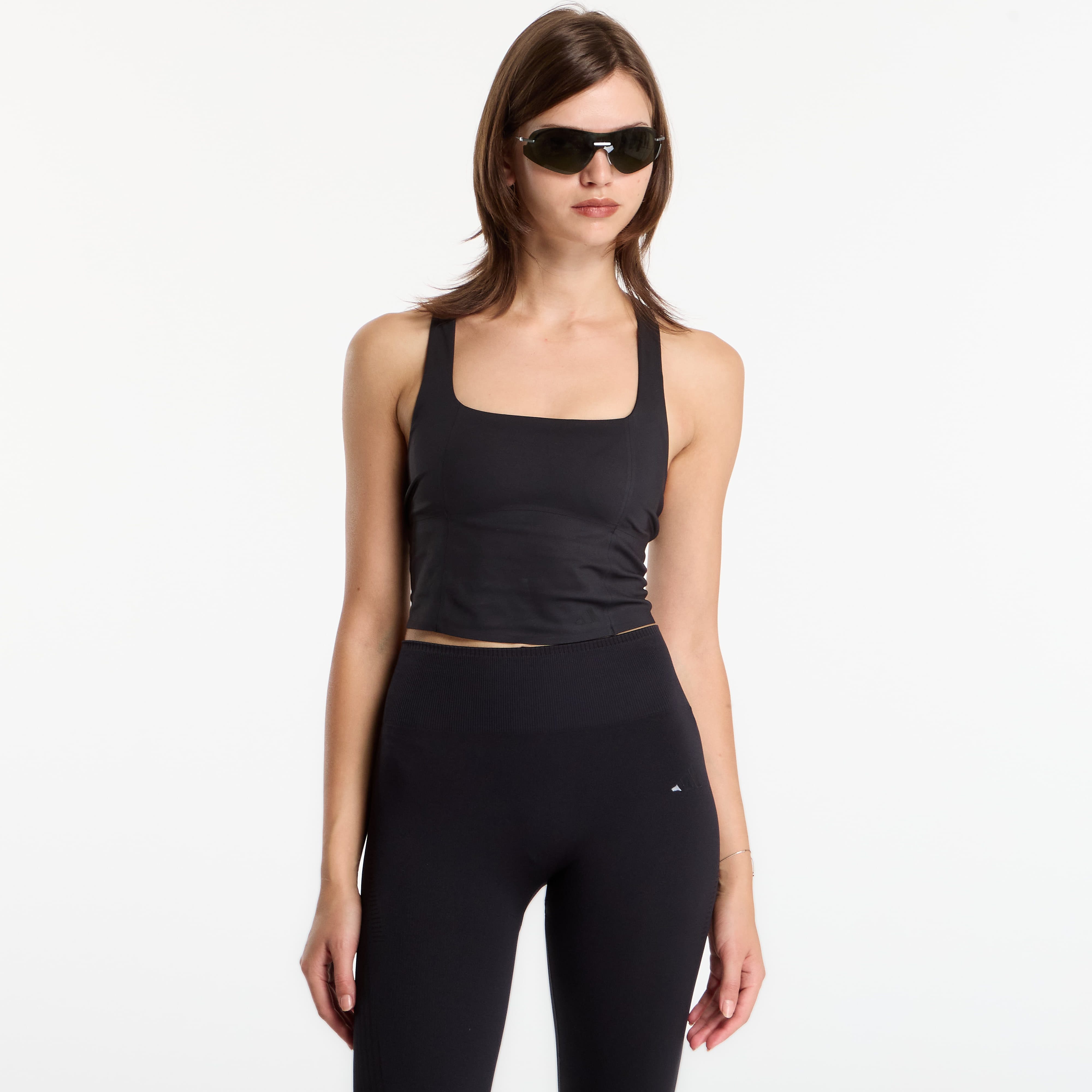 Сутиени adidas x entire studios Optime Training Medium Support Bra Tank Black L