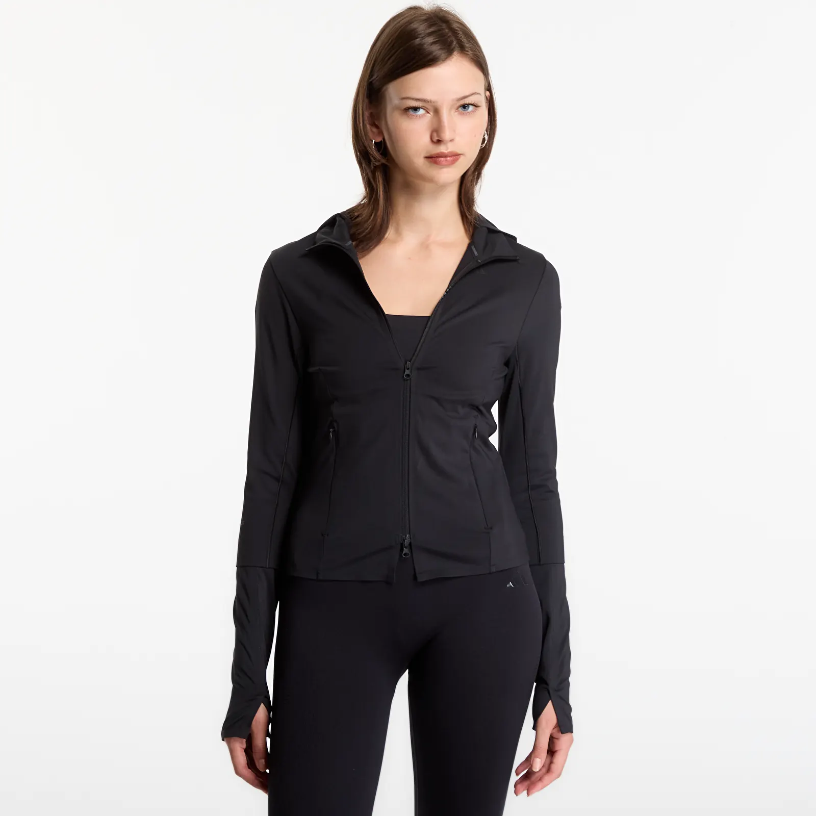 Sudaderas con capucha para mujer adidas x entire studios Training Midlayer Black