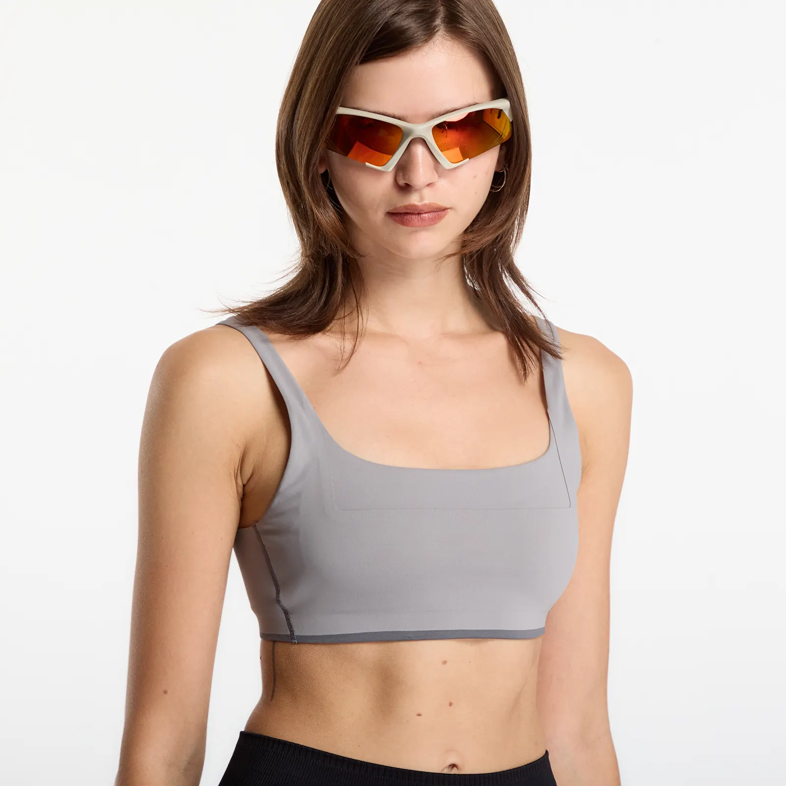 Naiste rinnahoidjad adidas x entire studios Optime Training Low Support Bra Dove Grey