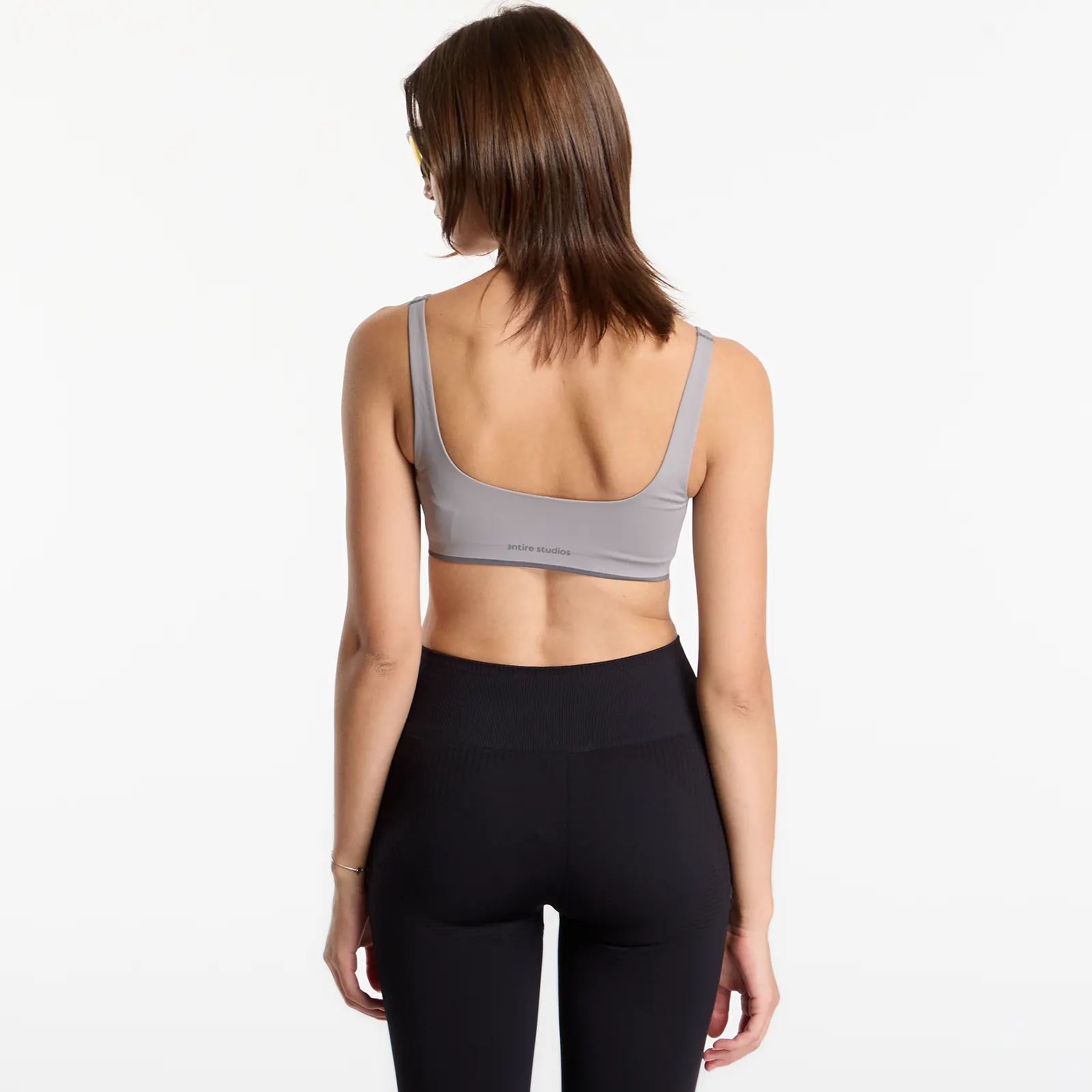 Naiste rinnahoidjad adidas x entire studios Optime Training Low Support Bra Dove Grey