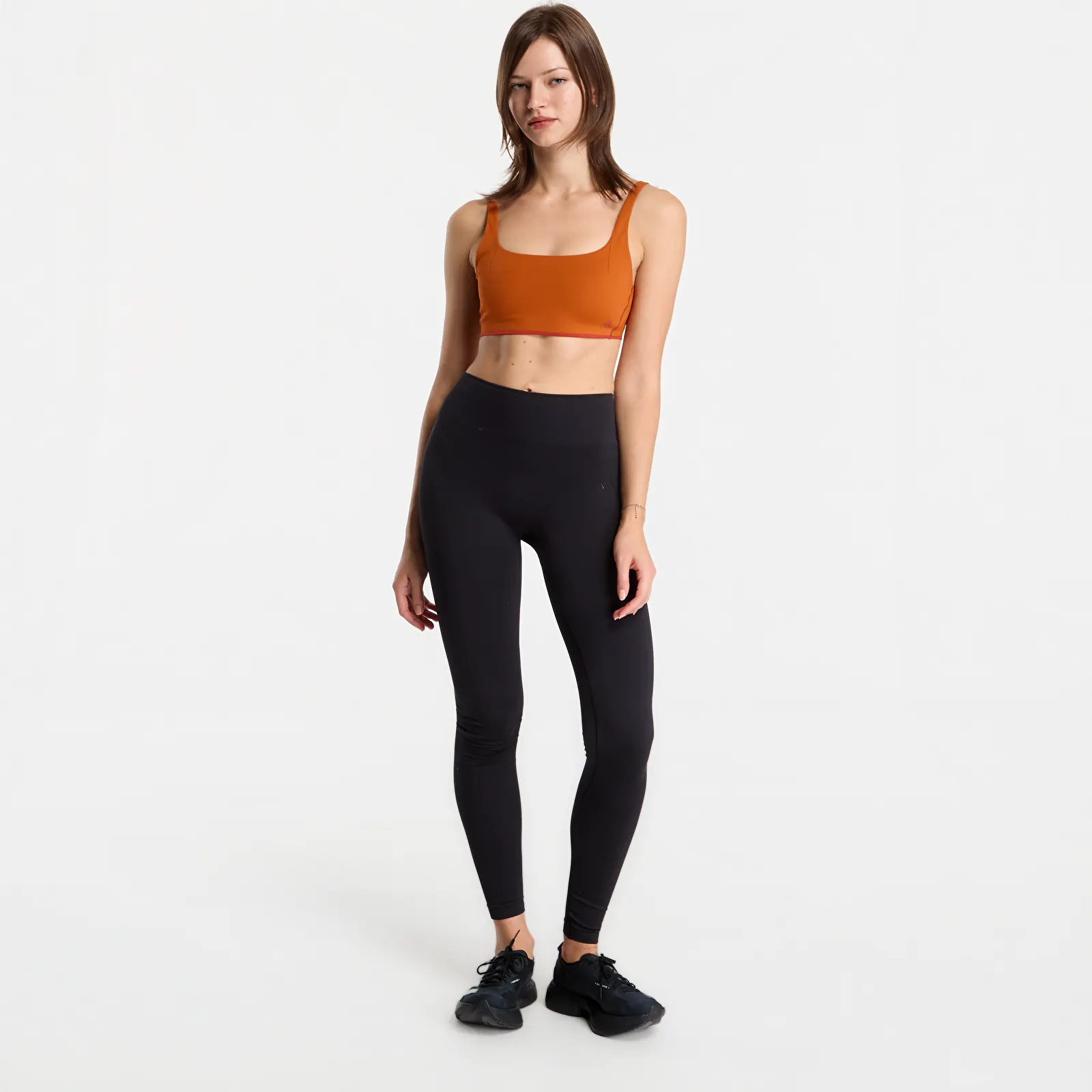 Sutiãs femininos adidas x entire studios Optime Training Low Support Bra Fox Red