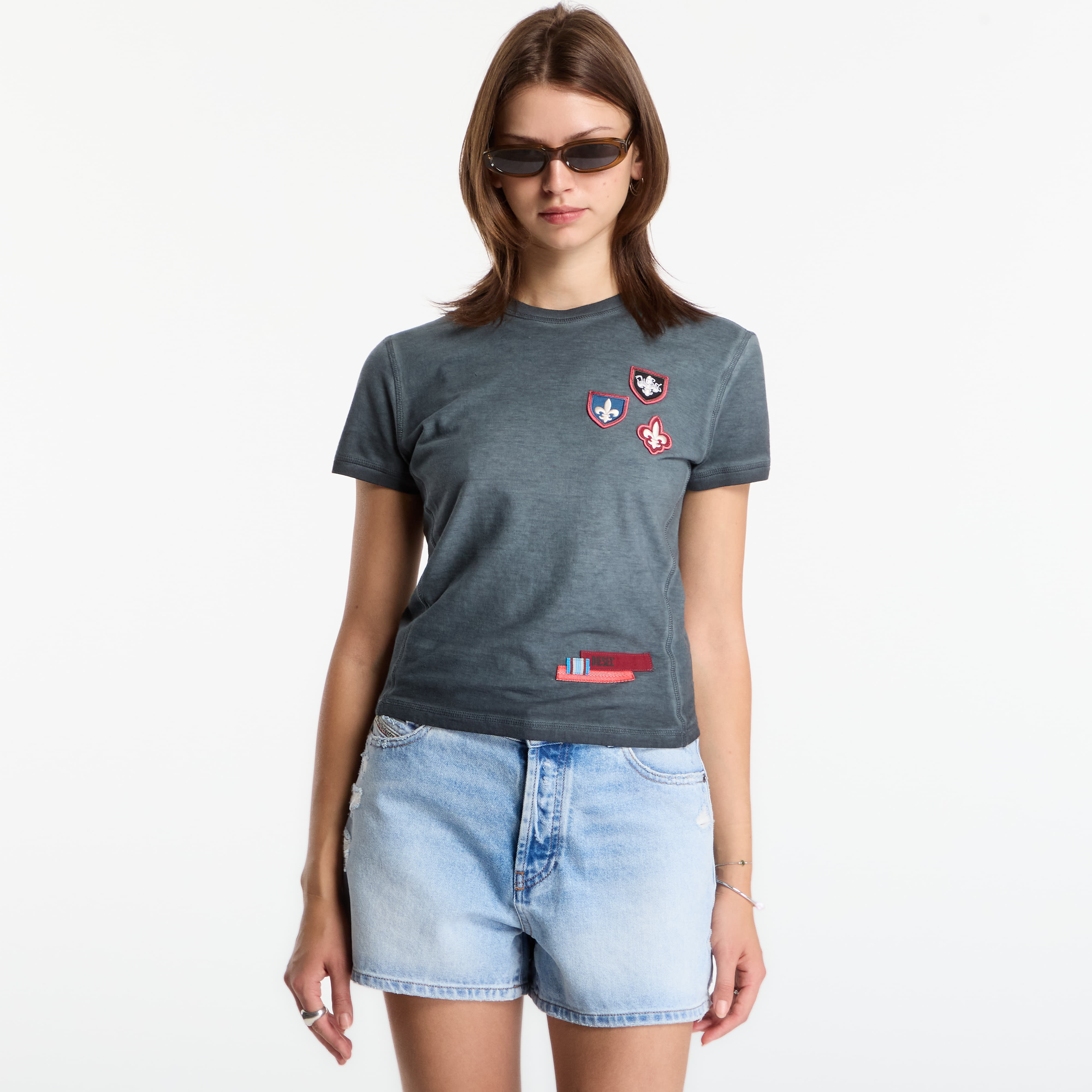 Тениска Diesel T-Uncuty-Waf T-Shirt Urban Chic XS