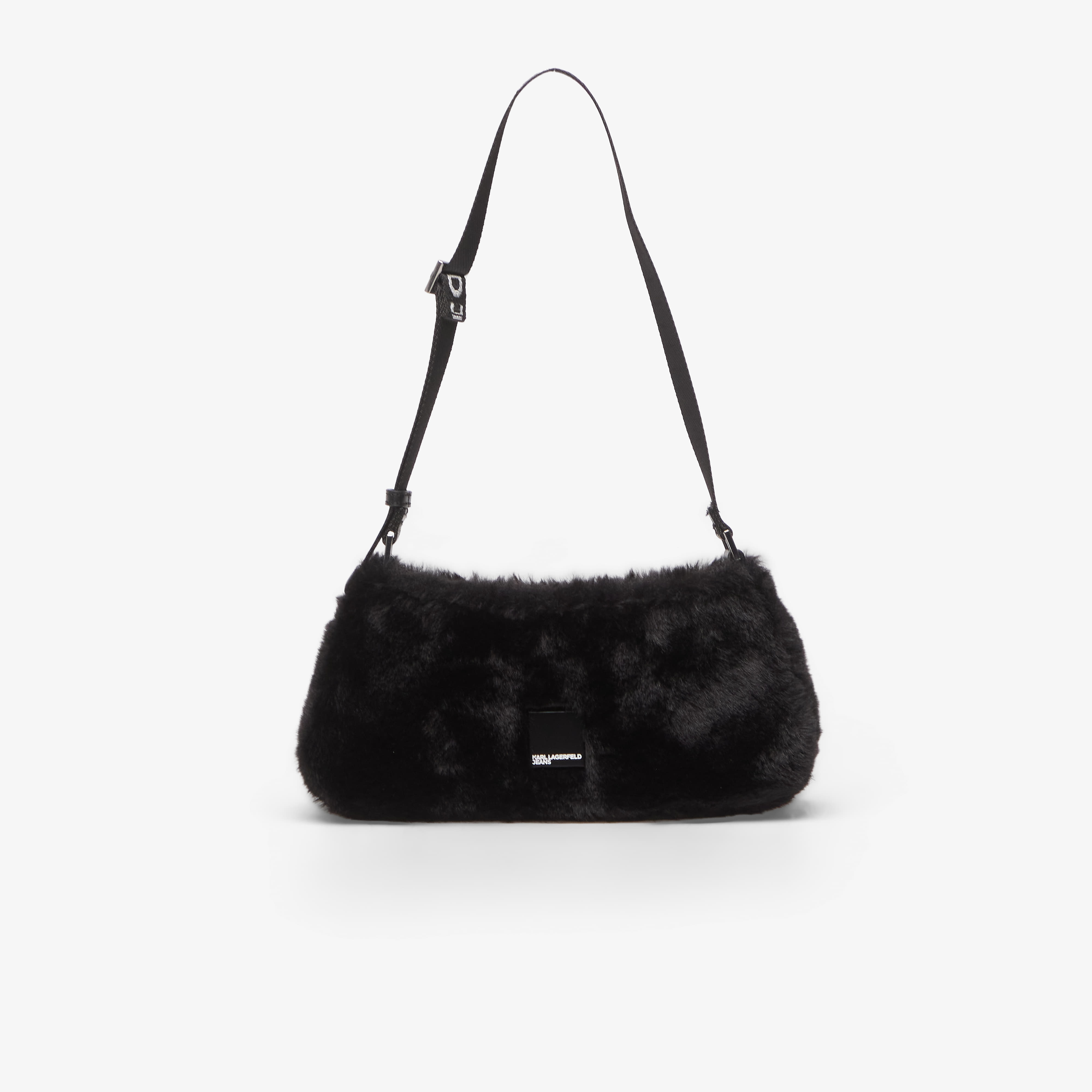 Karl Lagerfeld Jeans Box Logo Ew Shb Furry Black Universal