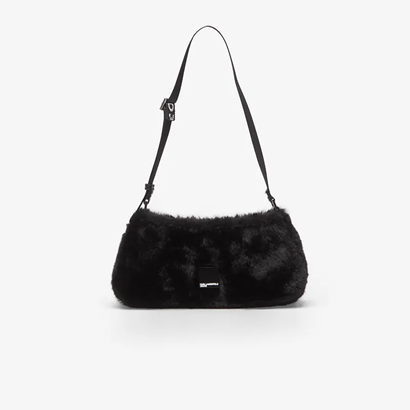 Bag Karl Lagerfeld Jeans Box Logo Ew Shb Furry Black