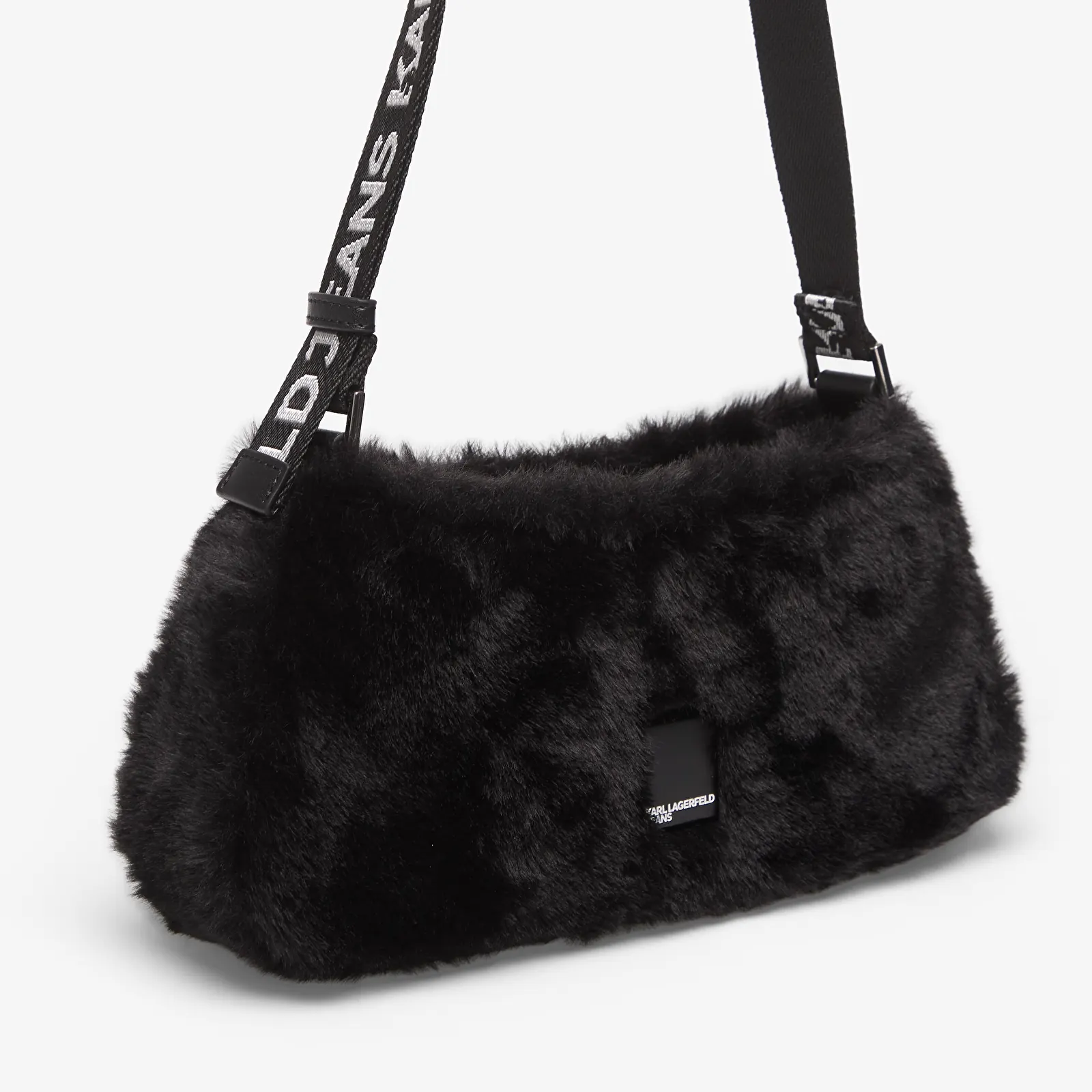 Skuldervesker Karl Lagerfeld Jeans Box Logo Ew Shb Furry Black